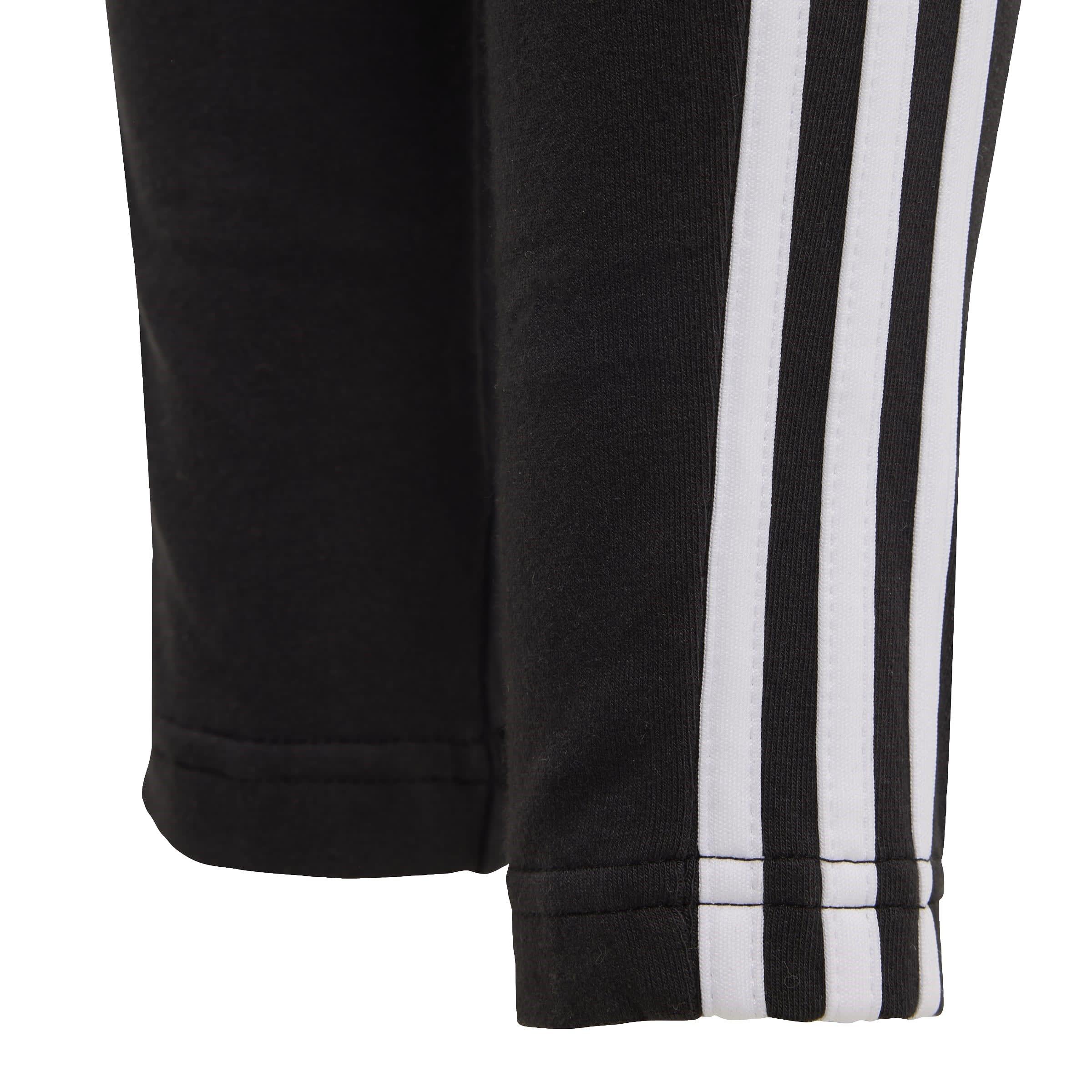 Zwart/Wit - adidas - Girls 3 Stripes Leggings - 3
