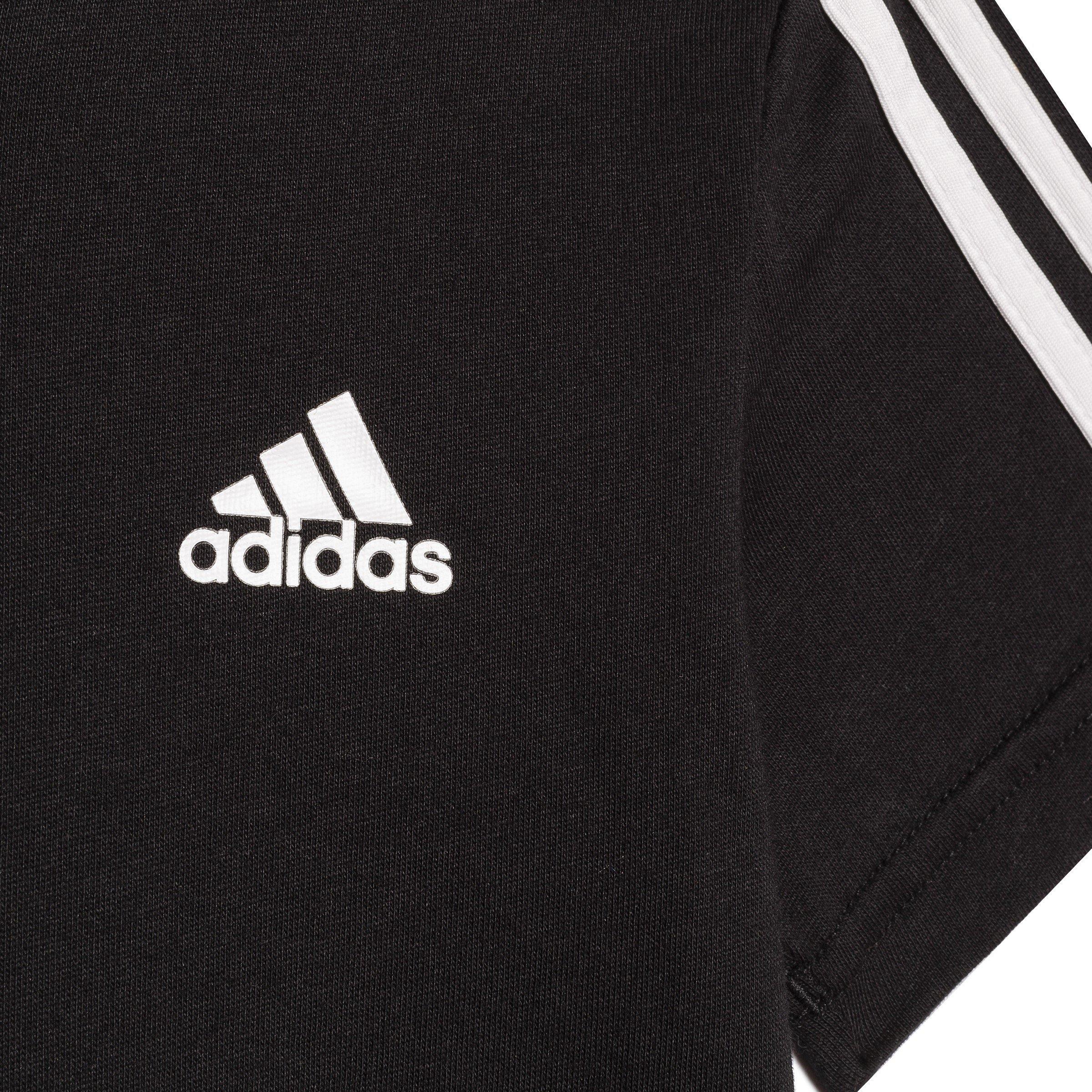Black/White - adidas - Stripe Essential T Shirt - 3