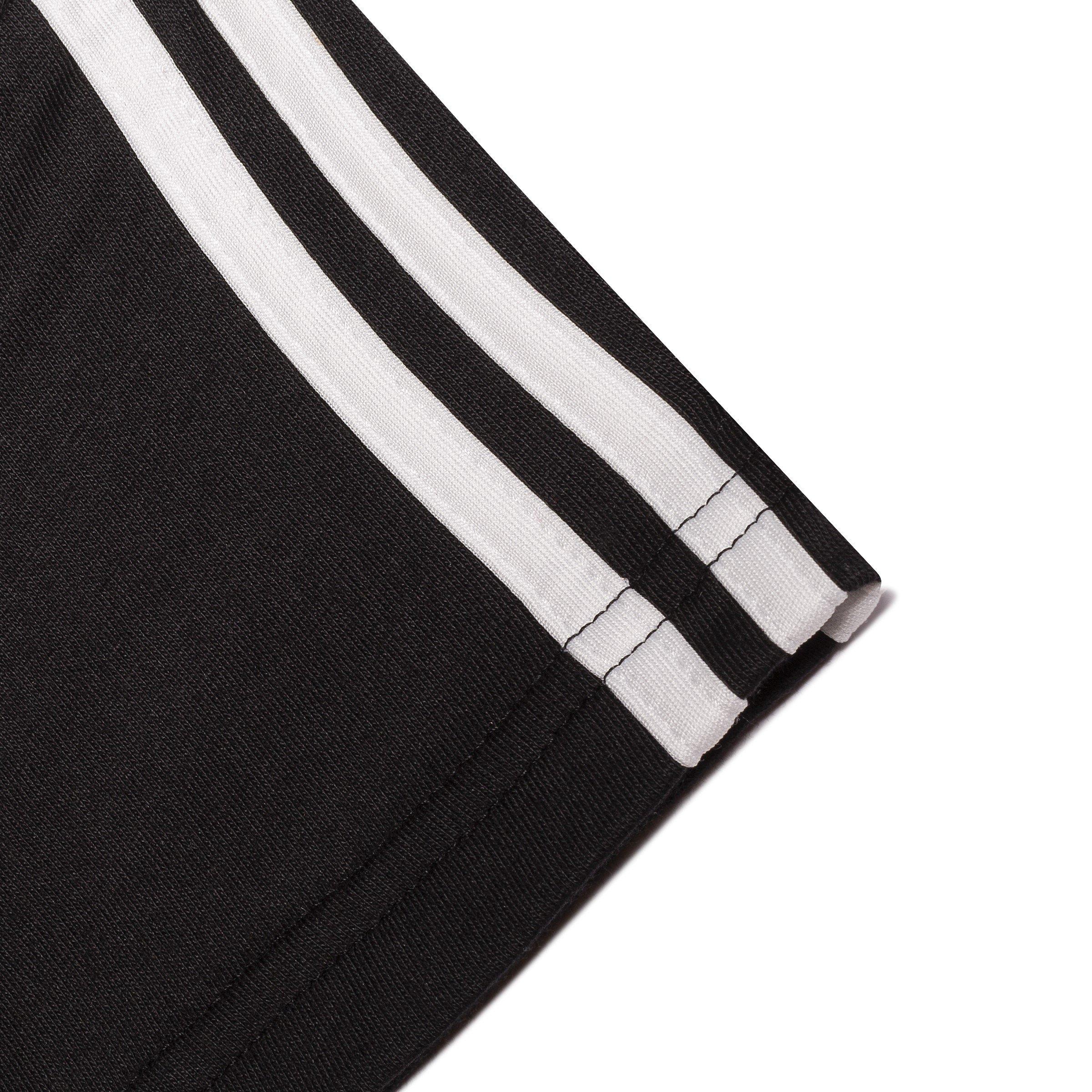 Black/White - adidas - Stripe Essential T Shirt - 5