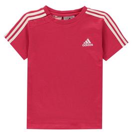 adidas 3 Stripe Essential T Shirt