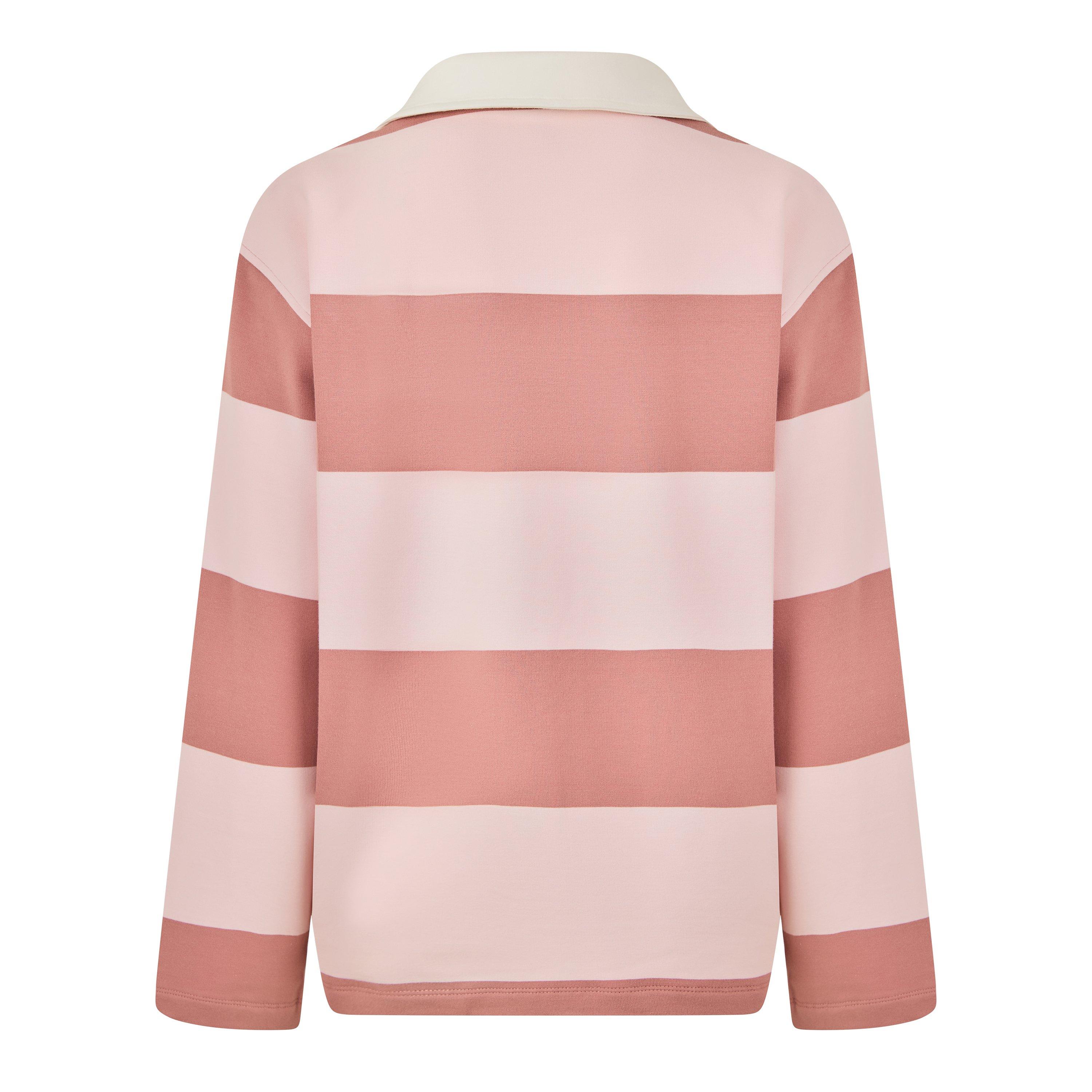 Pink - 4th and Reckless - Women's Hailey Rugby Polo - 2