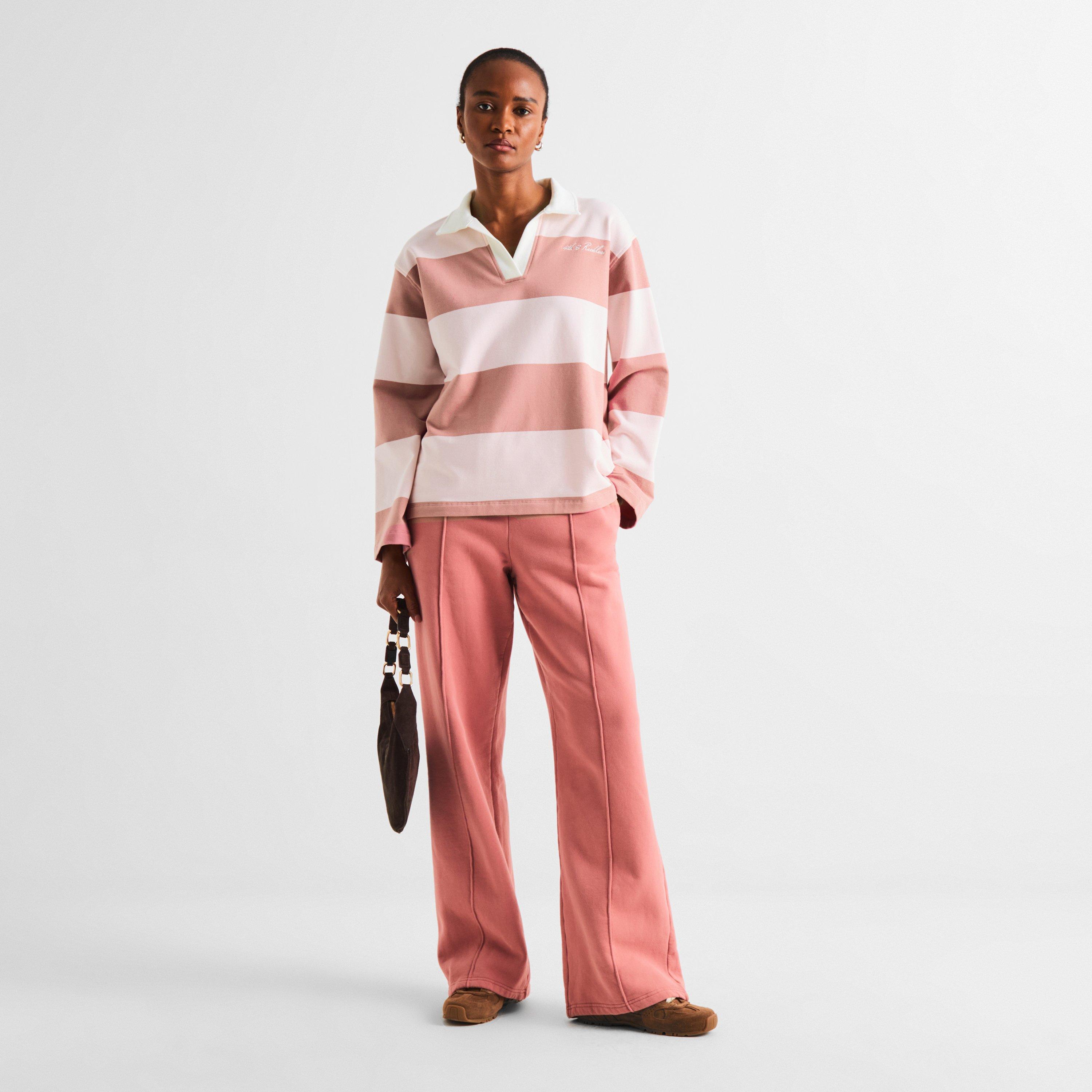 Pink - 4th and Reckless - Women's Hailey Rugby Polo - 6