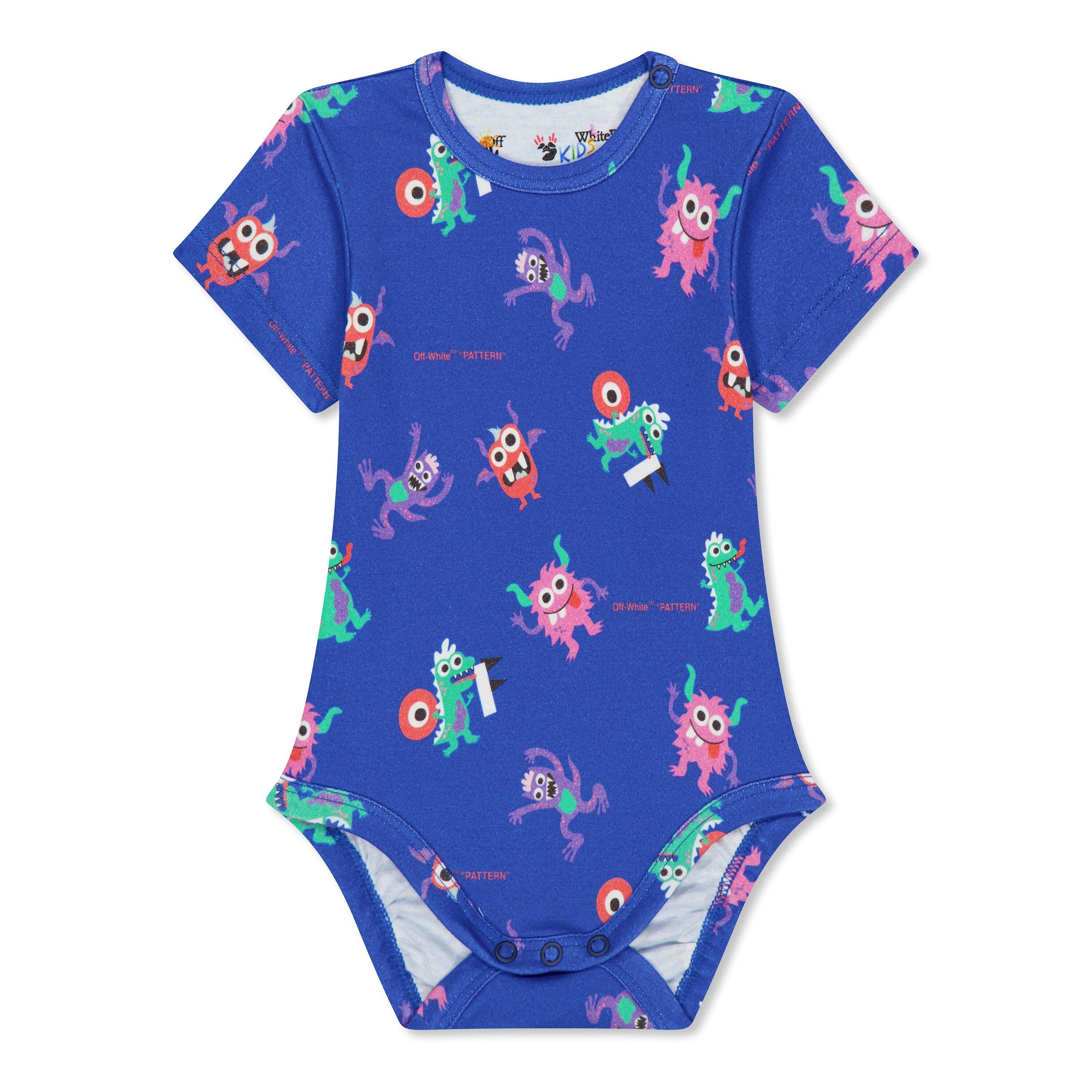 Azul/Multi - Off White - Kids M Body Set 3 Pack Monster ClOver The Heading - 2