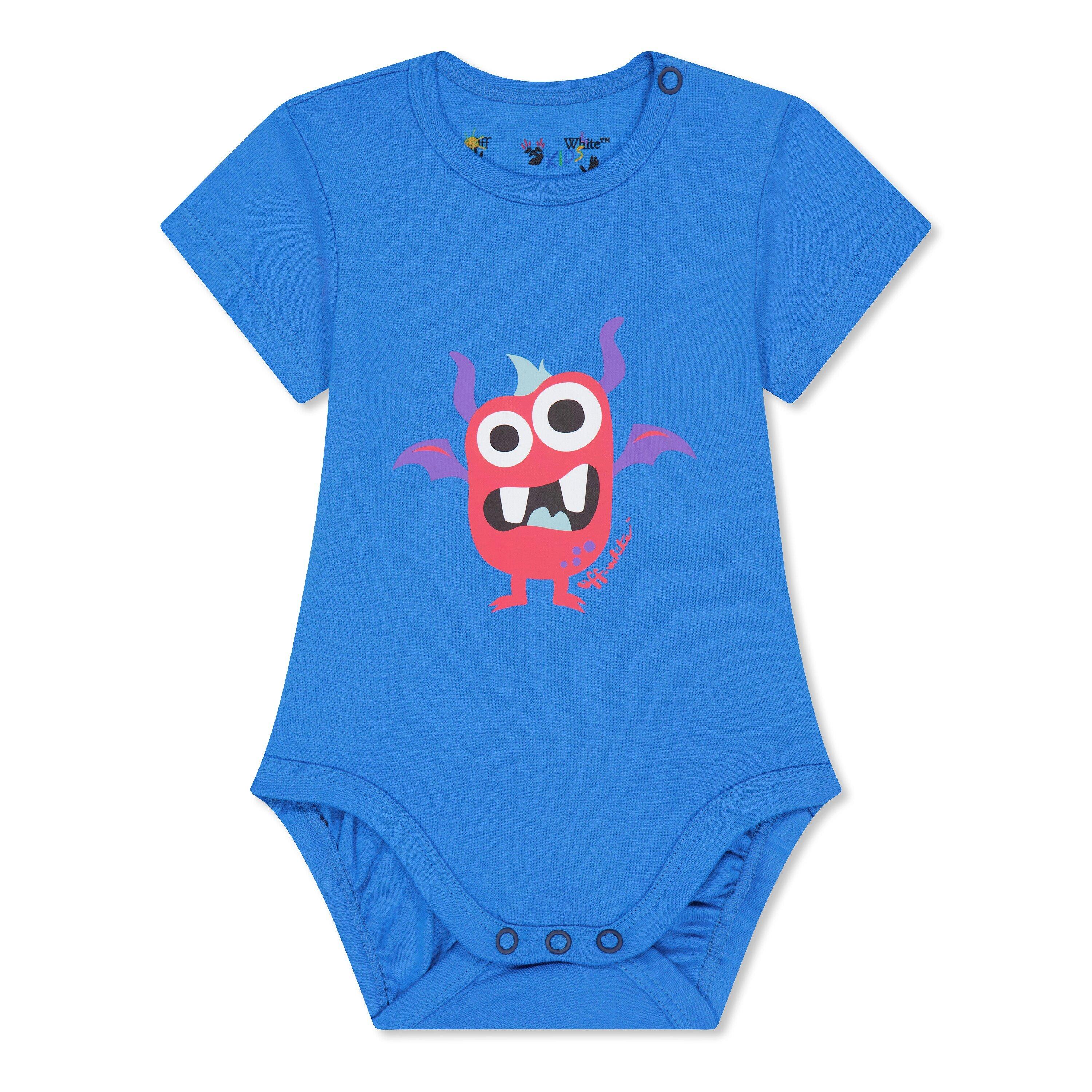 Azul/Multi - Off White - Kids M Body Set 3 Pack Monster ClOver The Heading - 3