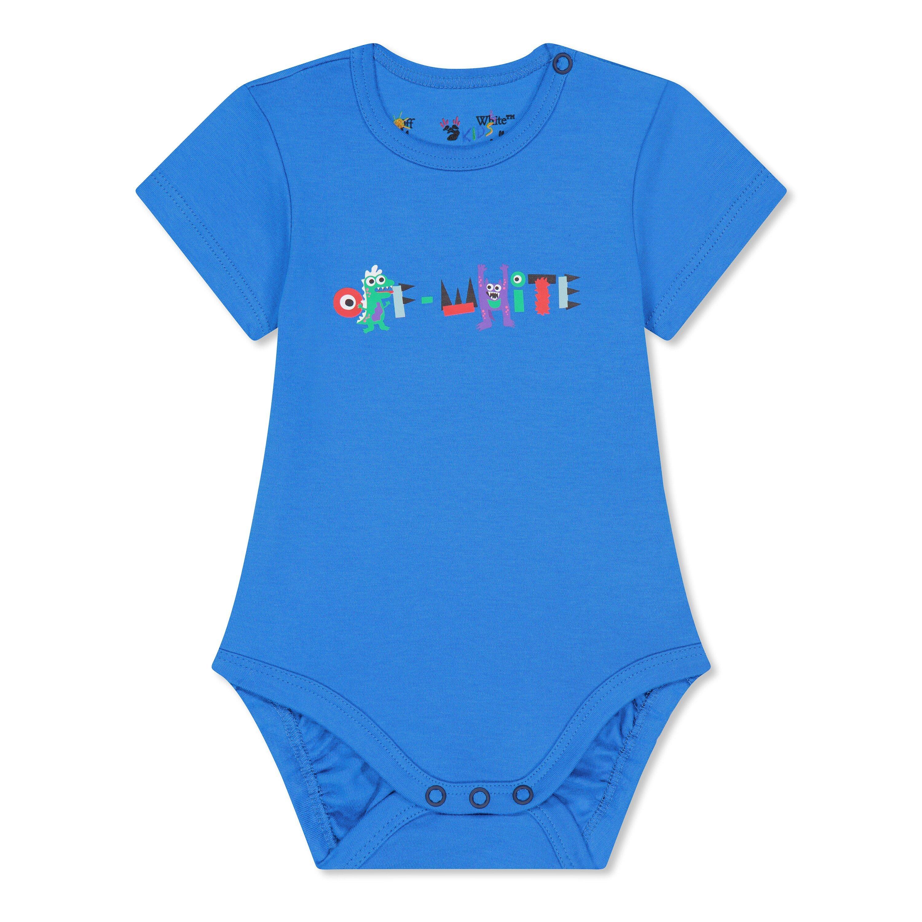 Azul/Multi - Off White - Kids M Body Set 3 Pack Monster ClOver The Heading - 4