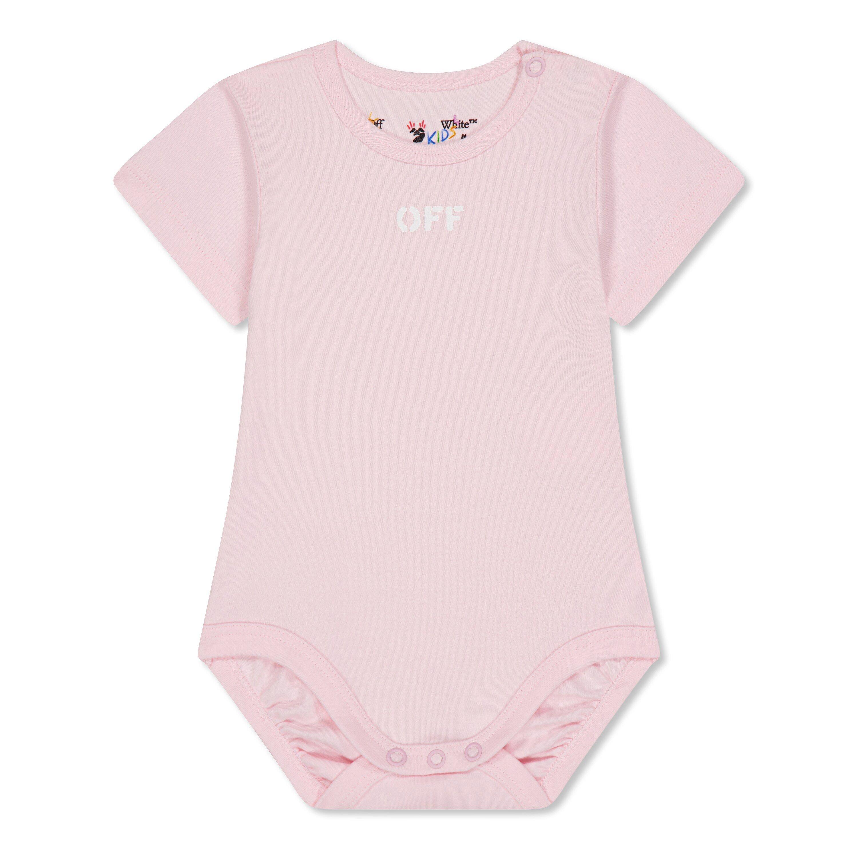 Multicolor - Off White - Kids Short-Sleeve 3-Pack Bodysuit Set - 4