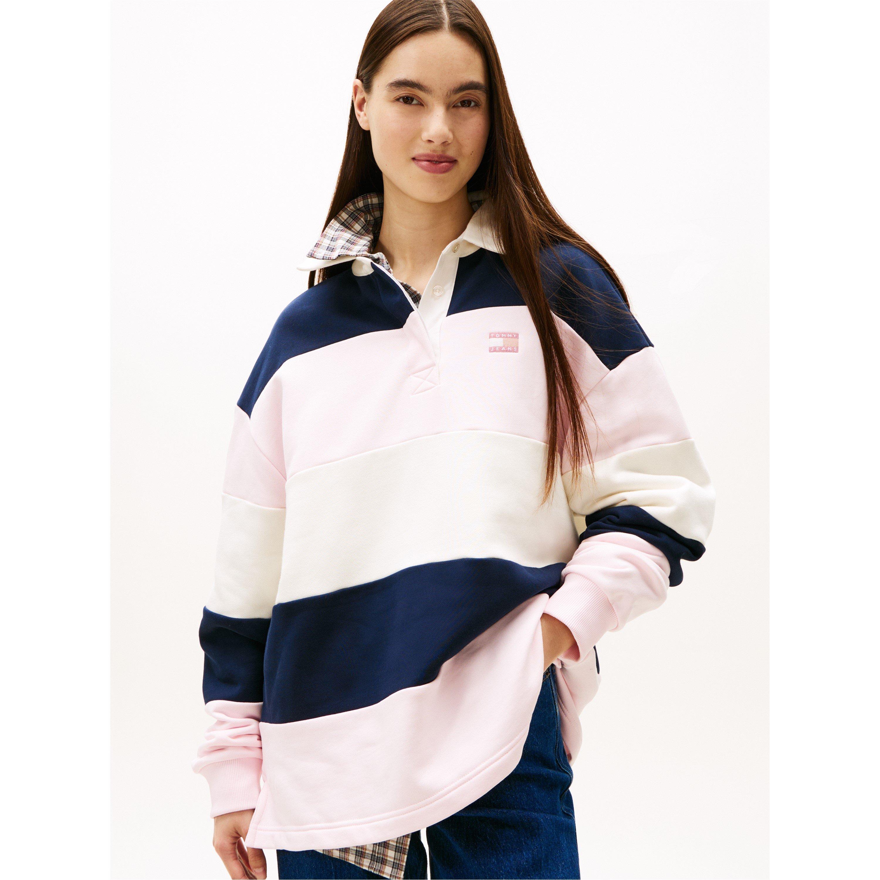 Light Pink - Tommy Jeans - TJ Badge Rugby Tp Ld61 - 2