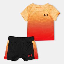 Under Armour Fade Tech T-Shirt and Shorts Set