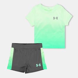 Under Armour Fade Tech T-Shirt and Shorts Set