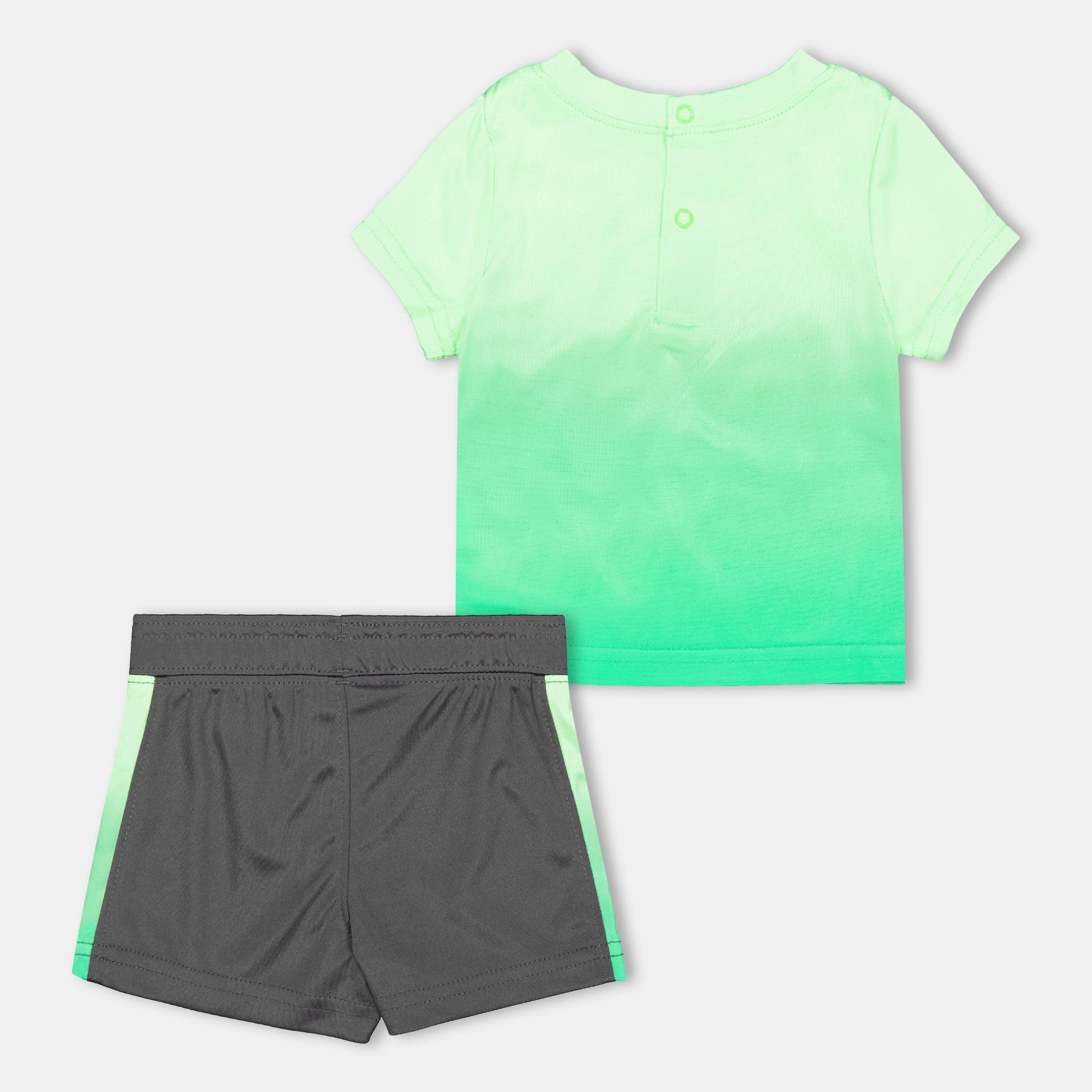 Hyper Green - Under Armour - Fade Tech T-Shirt and Shorts Set - 2