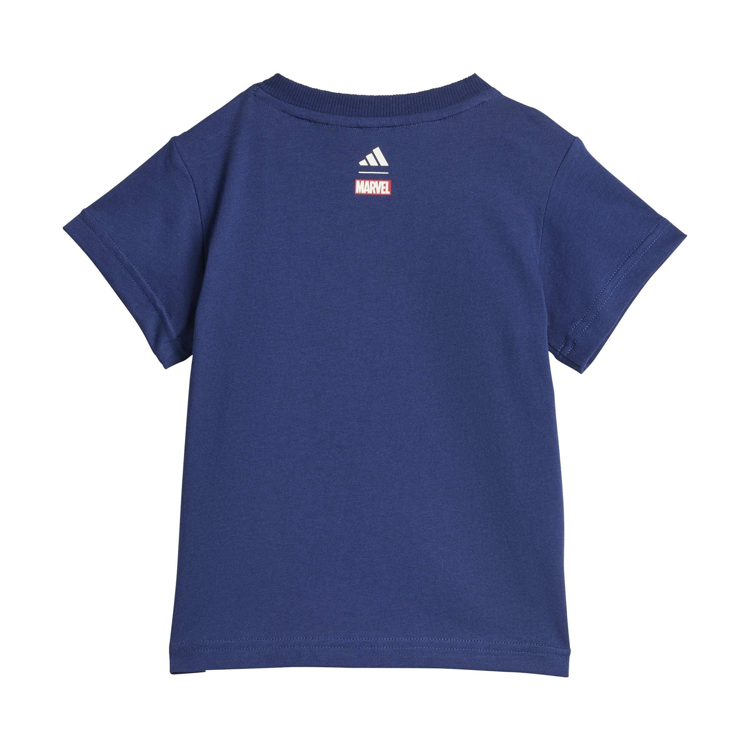 Dark Blue/Off W - adidas - Adidas I Mrvl Sm T S Bb99 - 3