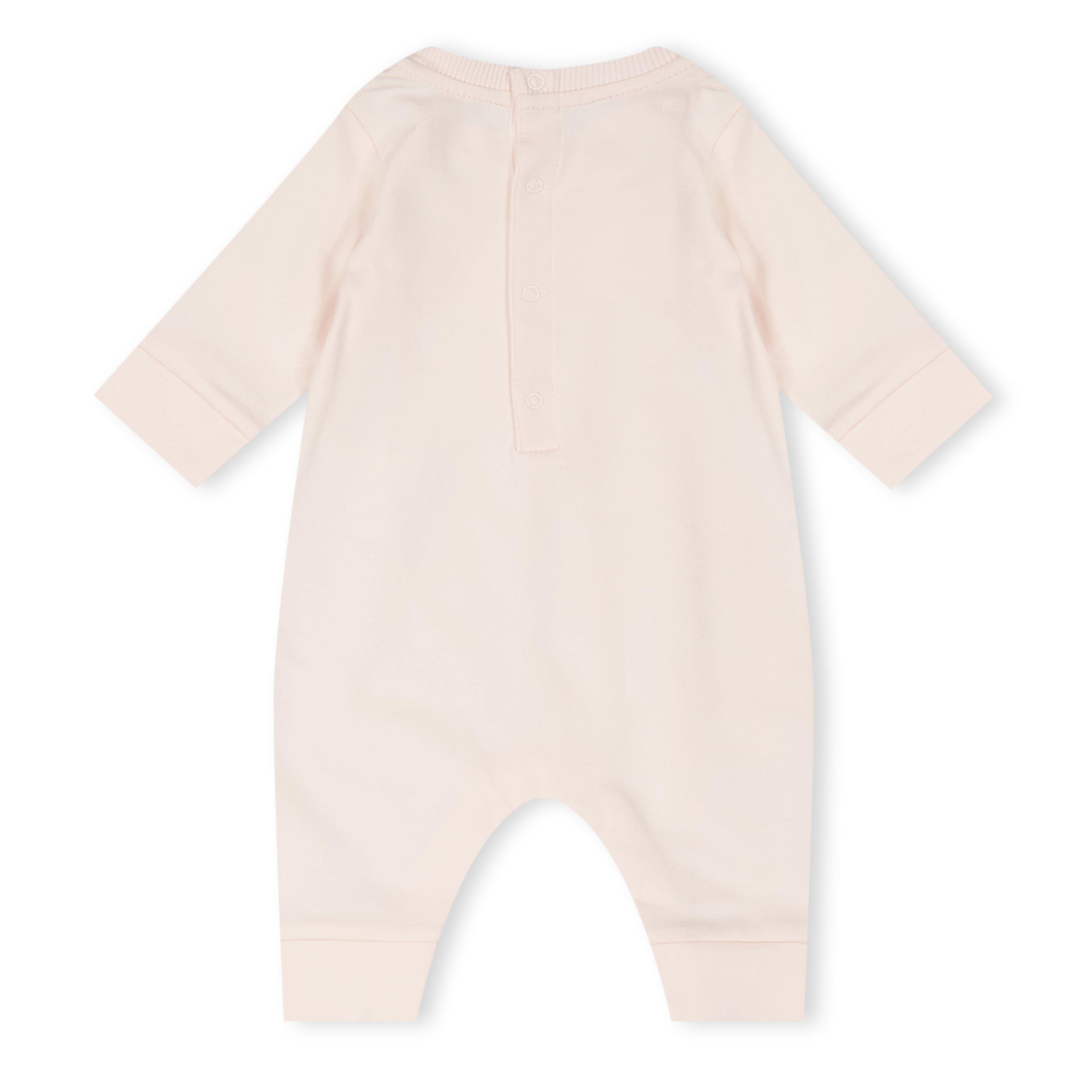 Pink 529 - Moncler - Unisex Kids' Logo Onesie - 2