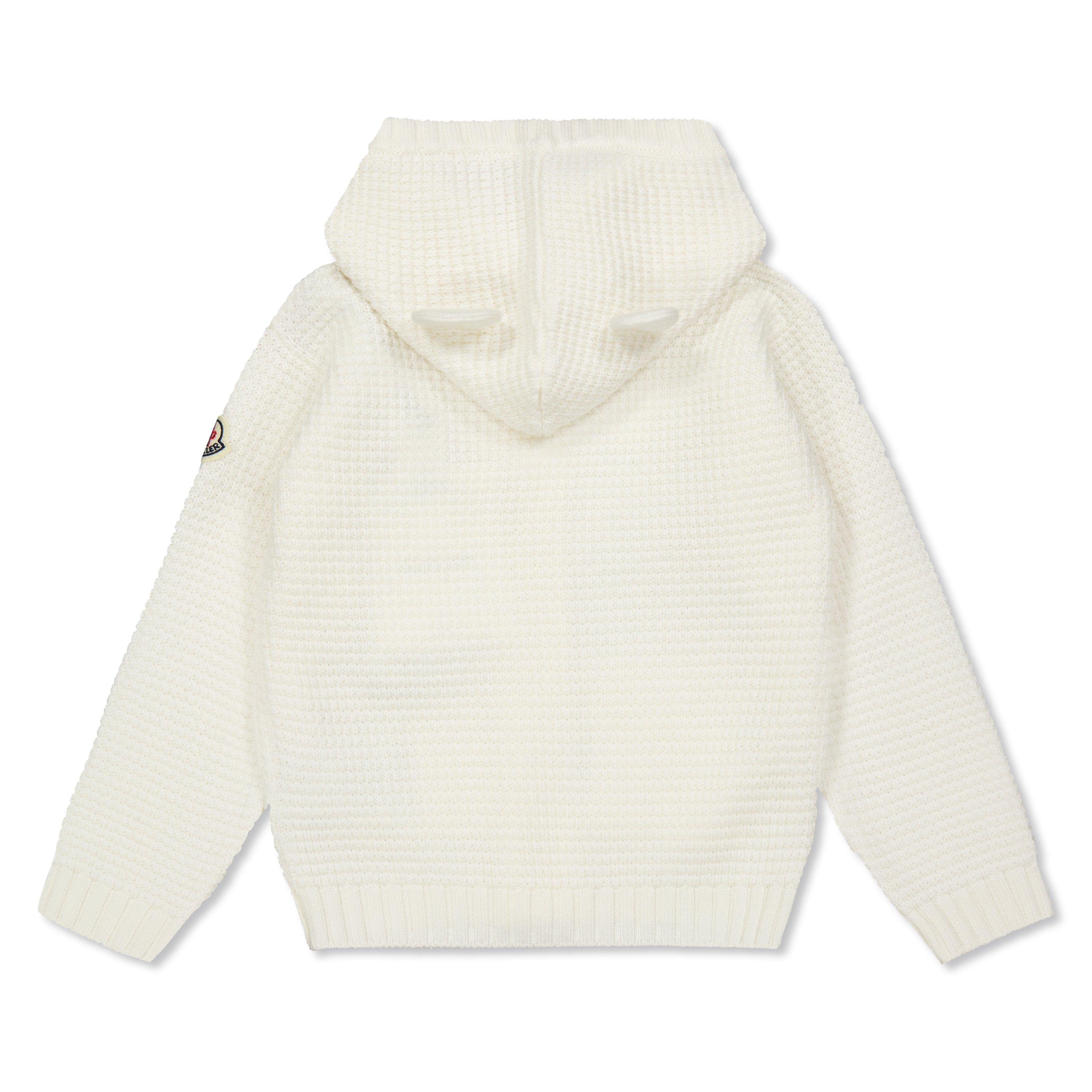 Beige 040 - Moncler - Unisex Kids' Bear Cardigan - 2