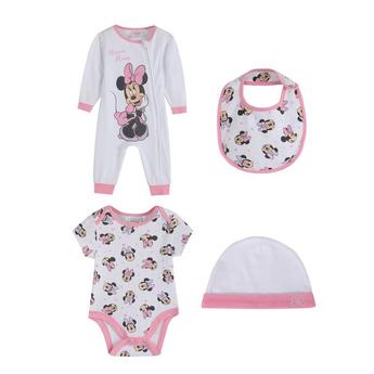 Character Adorable Baby 4-Piece Romper and Accessories Set