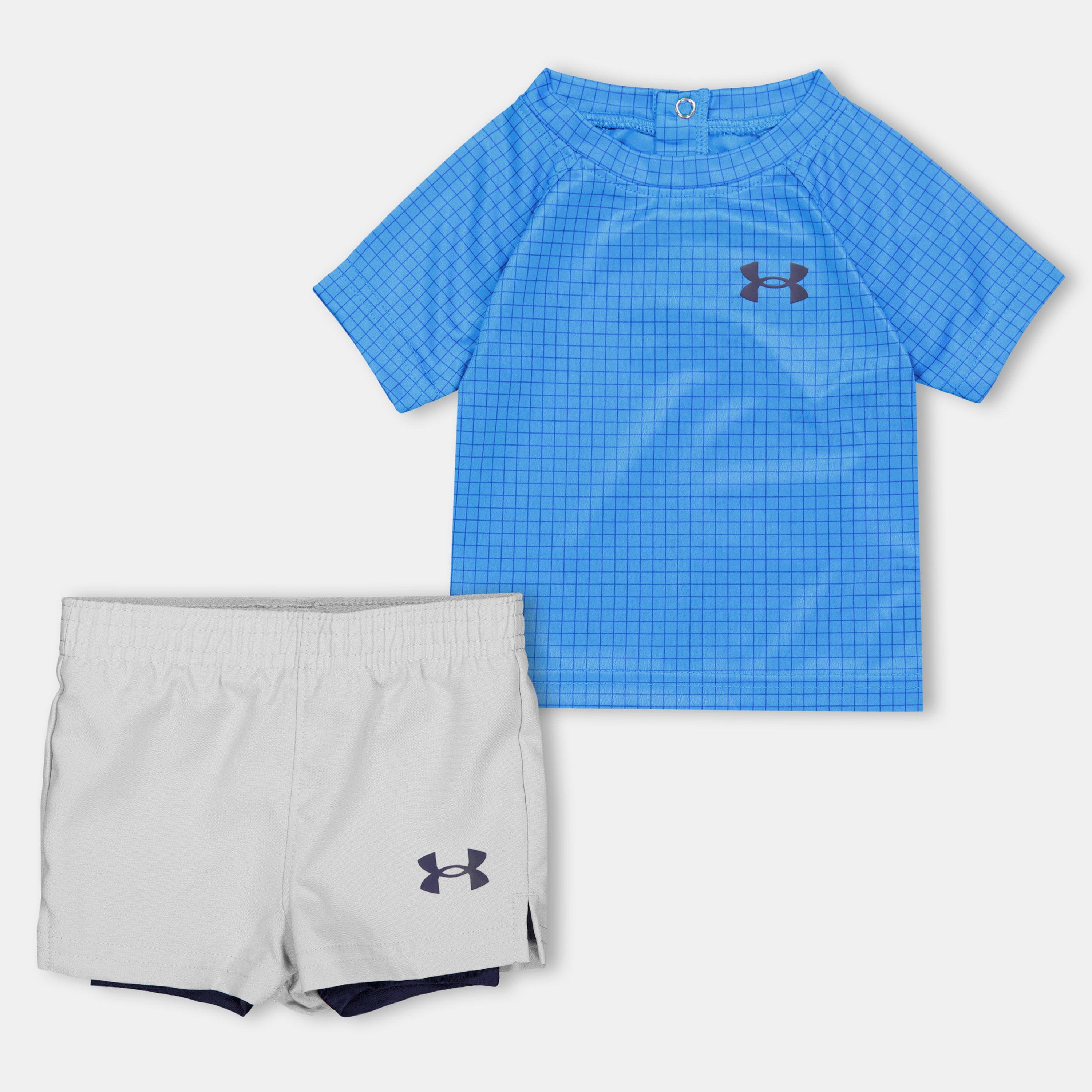 Under Armour Gris 2-in-1 Top and Shorts Set