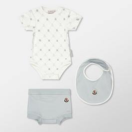 Moncler Vest Bib Set Babies