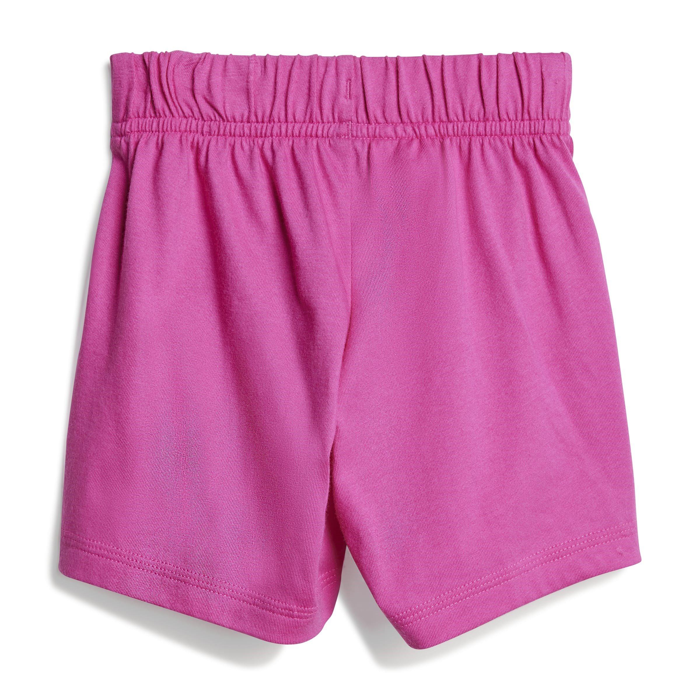 Pink/White Lin - adidas - Essentials Tee-Short Set Baby - 4