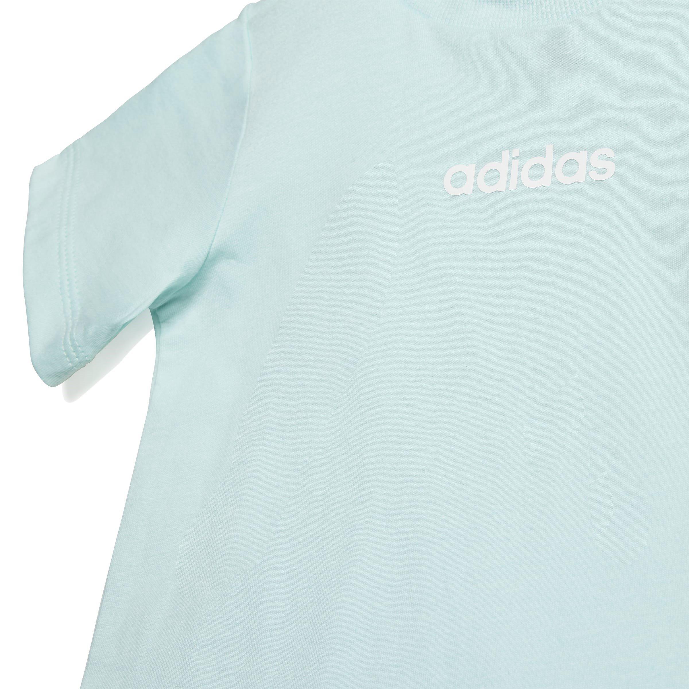 Mint/White Lin - adidas - Essentials Tee-Short Set Baby - 5