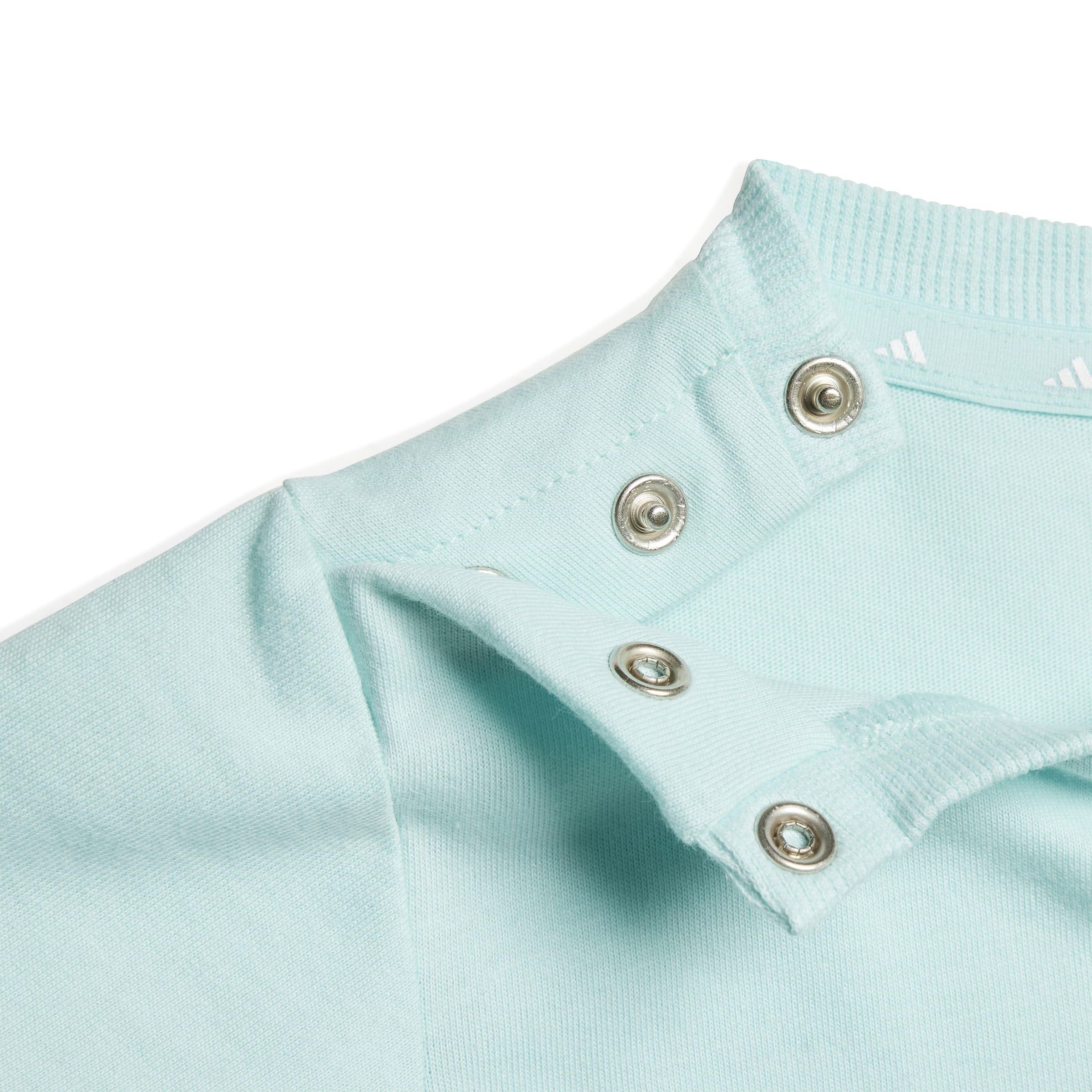 Mint/White Lin - adidas - Essentials Tee-Short Set Baby - 6