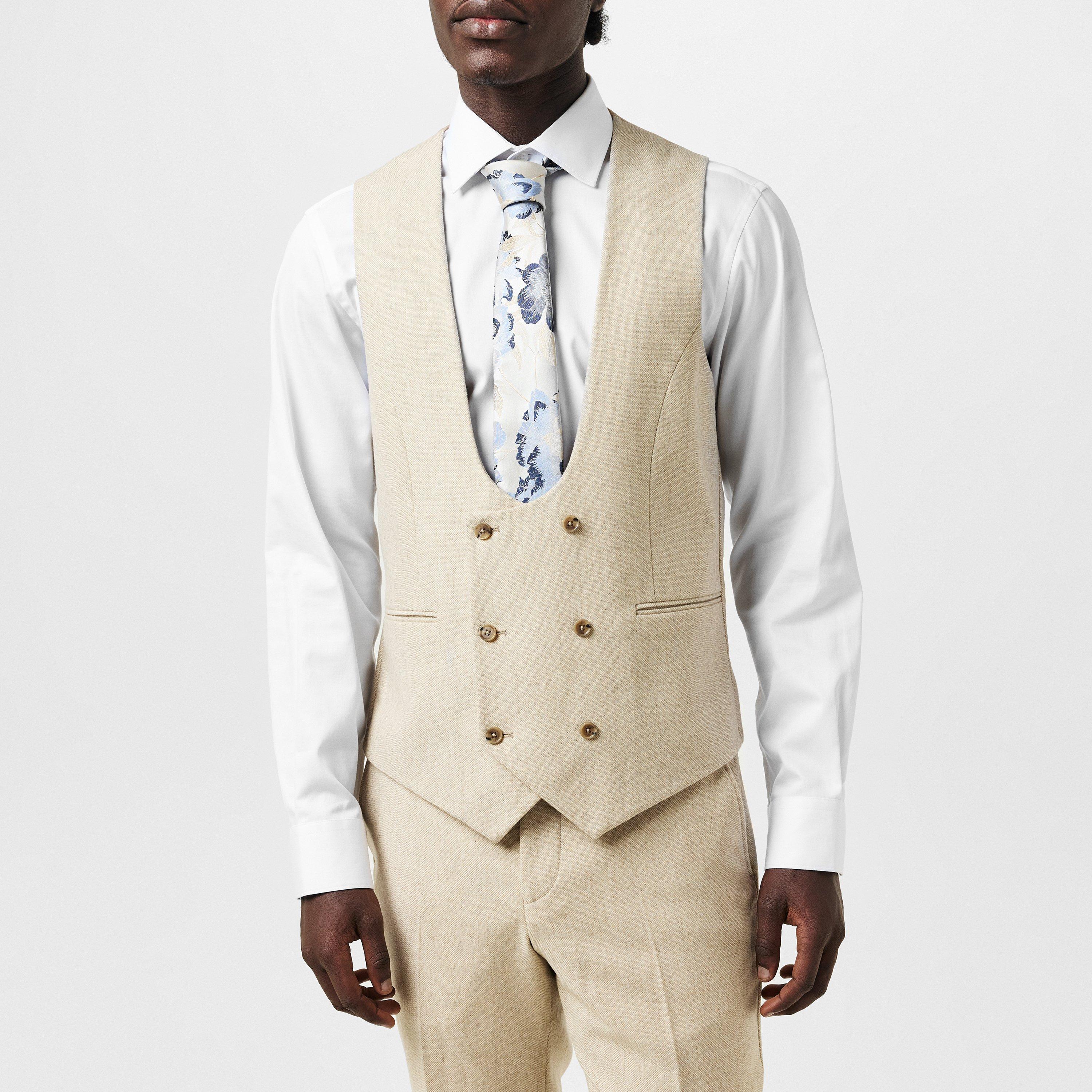 Neutral Tweed - Without Prejudice - WP Archer Donegal Waistcoat - 3