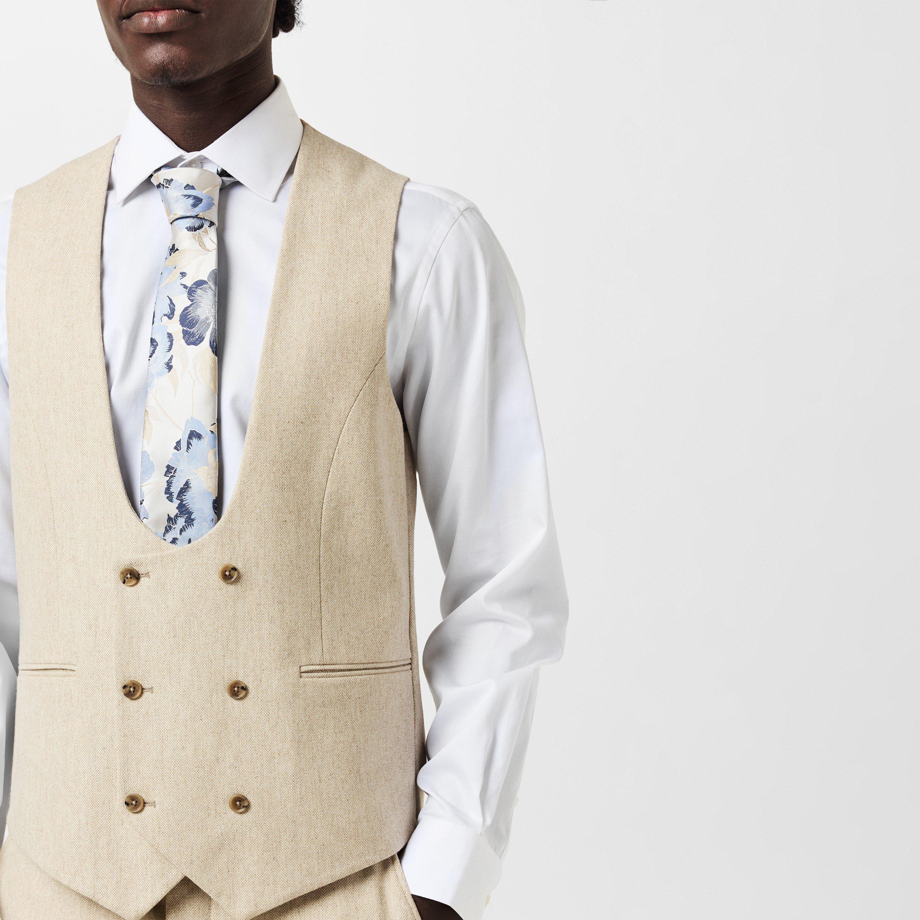 Neutral Tweed - Without Prejudice - WP Archer Donegal Waistcoat - 5
