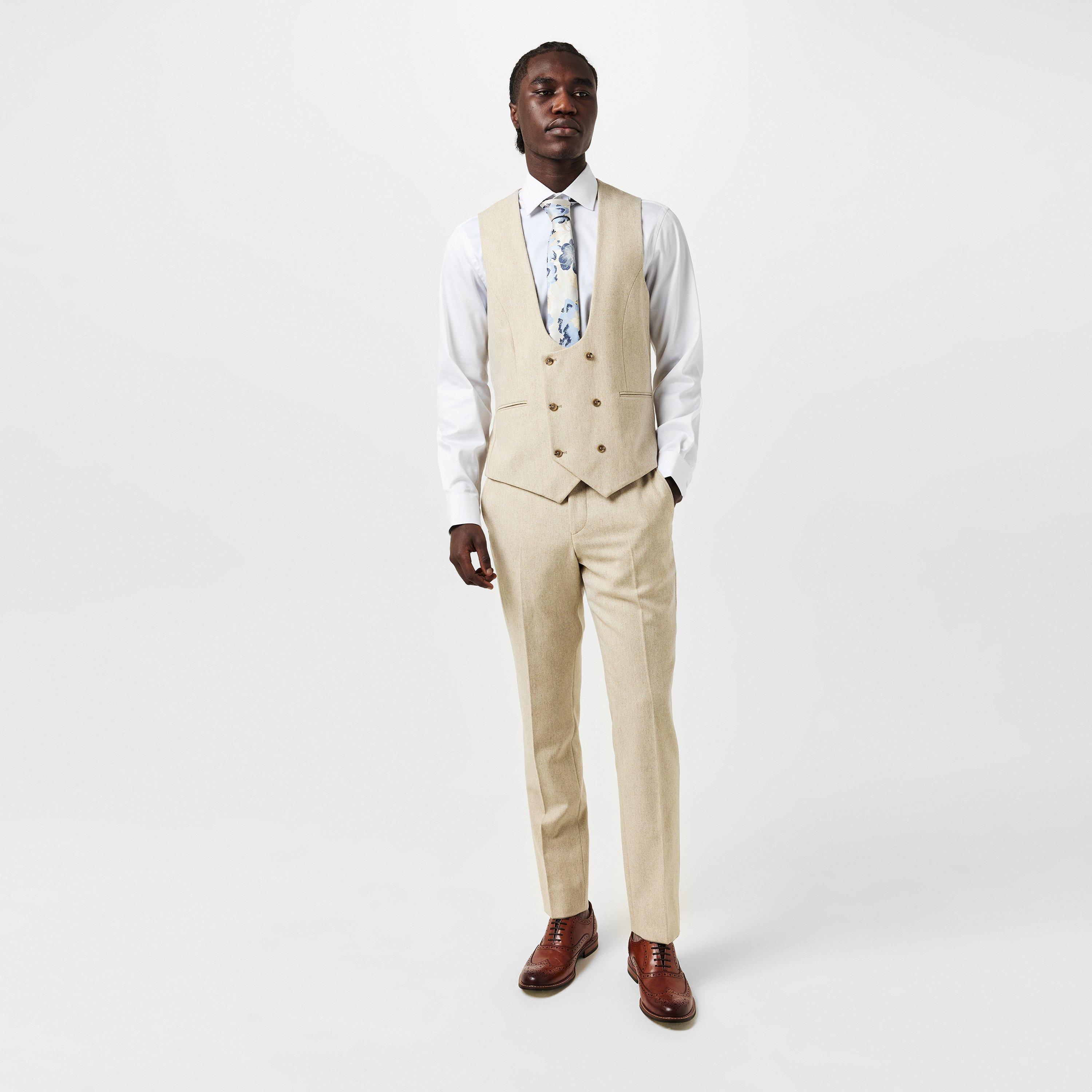 Neutral Tweed - Without Prejudice - WP Archer Donegal Waistcoat - 7