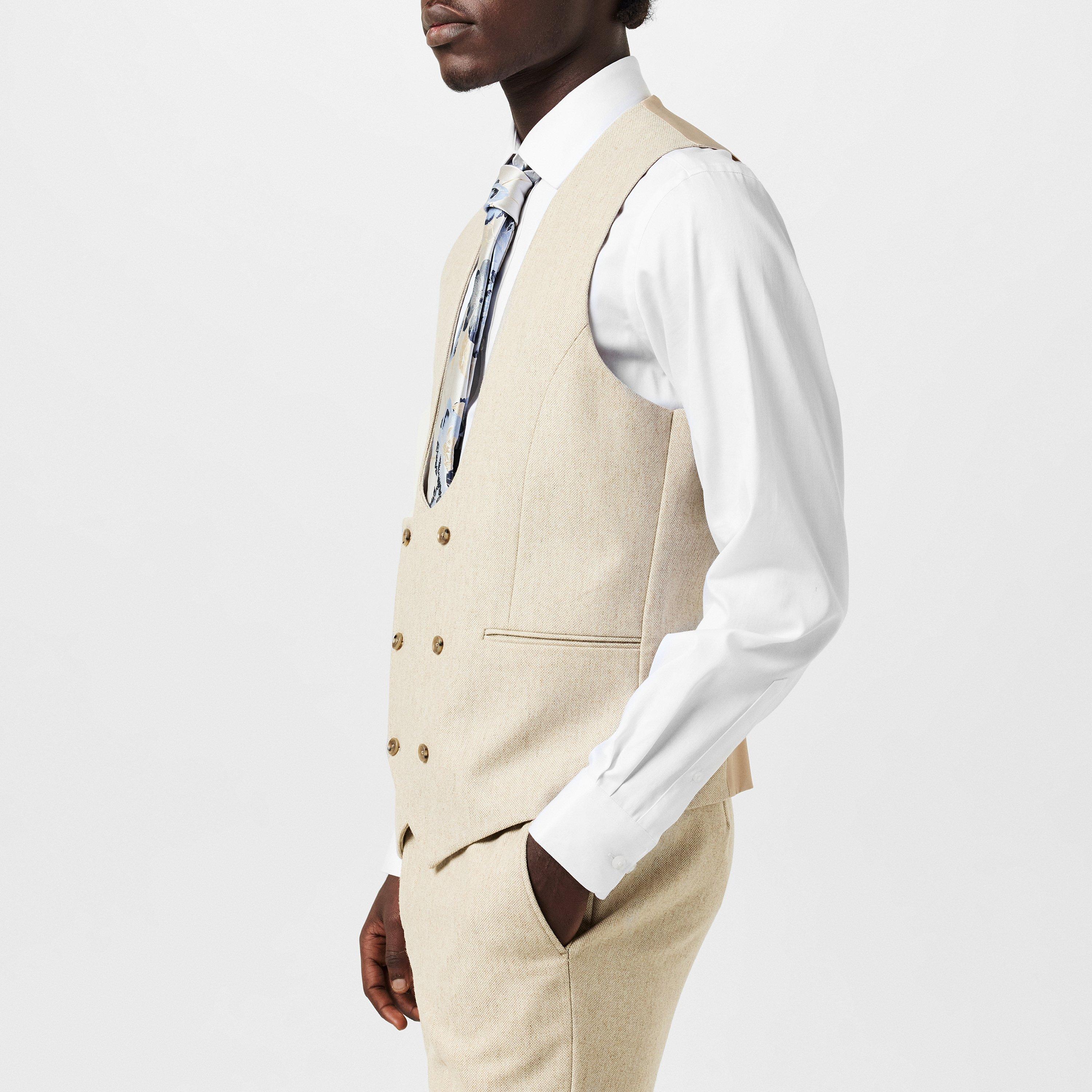 Neutral Tweed - Without Prejudice - WP Archer Donegal Waistcoat - 8