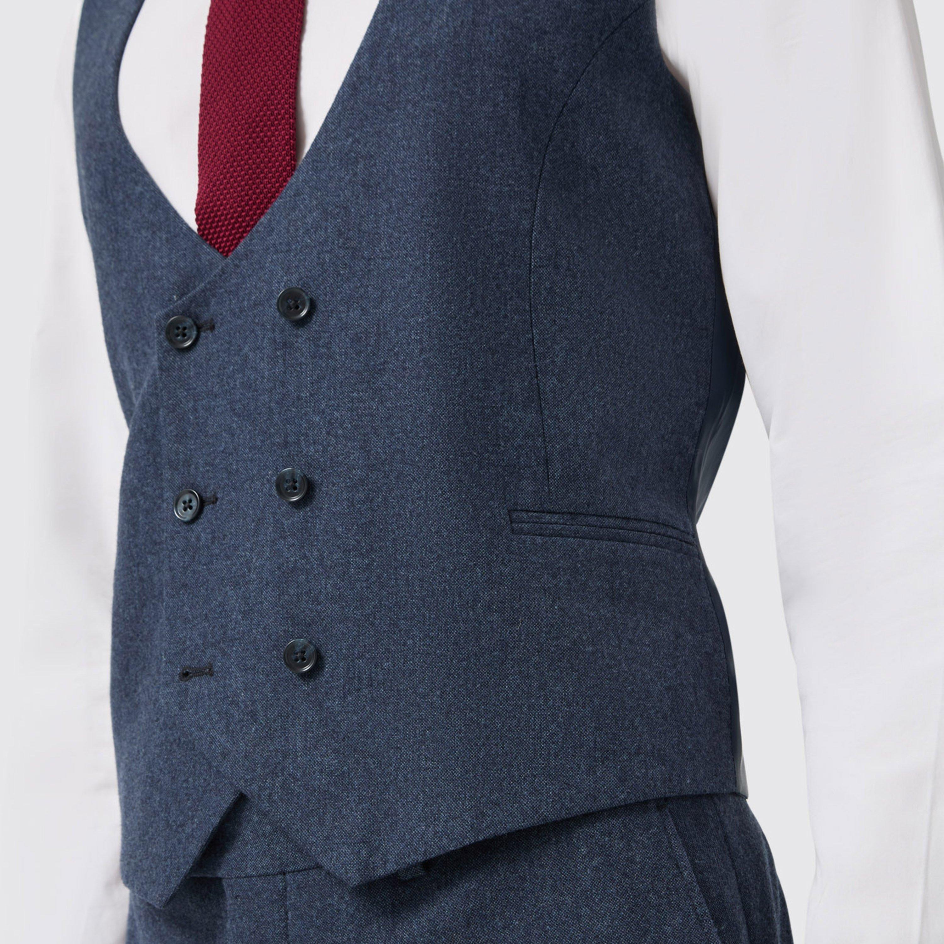 Navy Tweed - Without Prejudice - WP Archer Donegal Waistcoat - 2