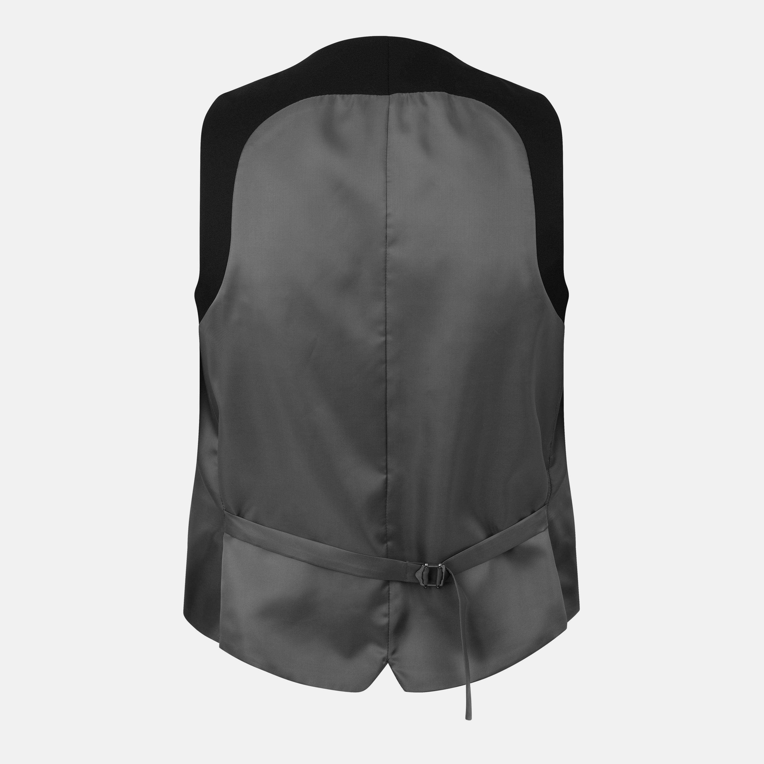 Black - Twisted Tailor - Ellroy Slim Waistcoat - 2
