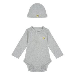 Lyle and Scott Romper and Hat Set Baby