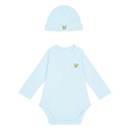 Lyle and Scott Romper and Hat Set Baby