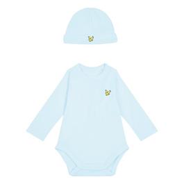 Lyle and Scott Romper and Hat Set Baby