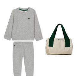 Lacoste Crew Neck Tracksuit Jogger Set Babies