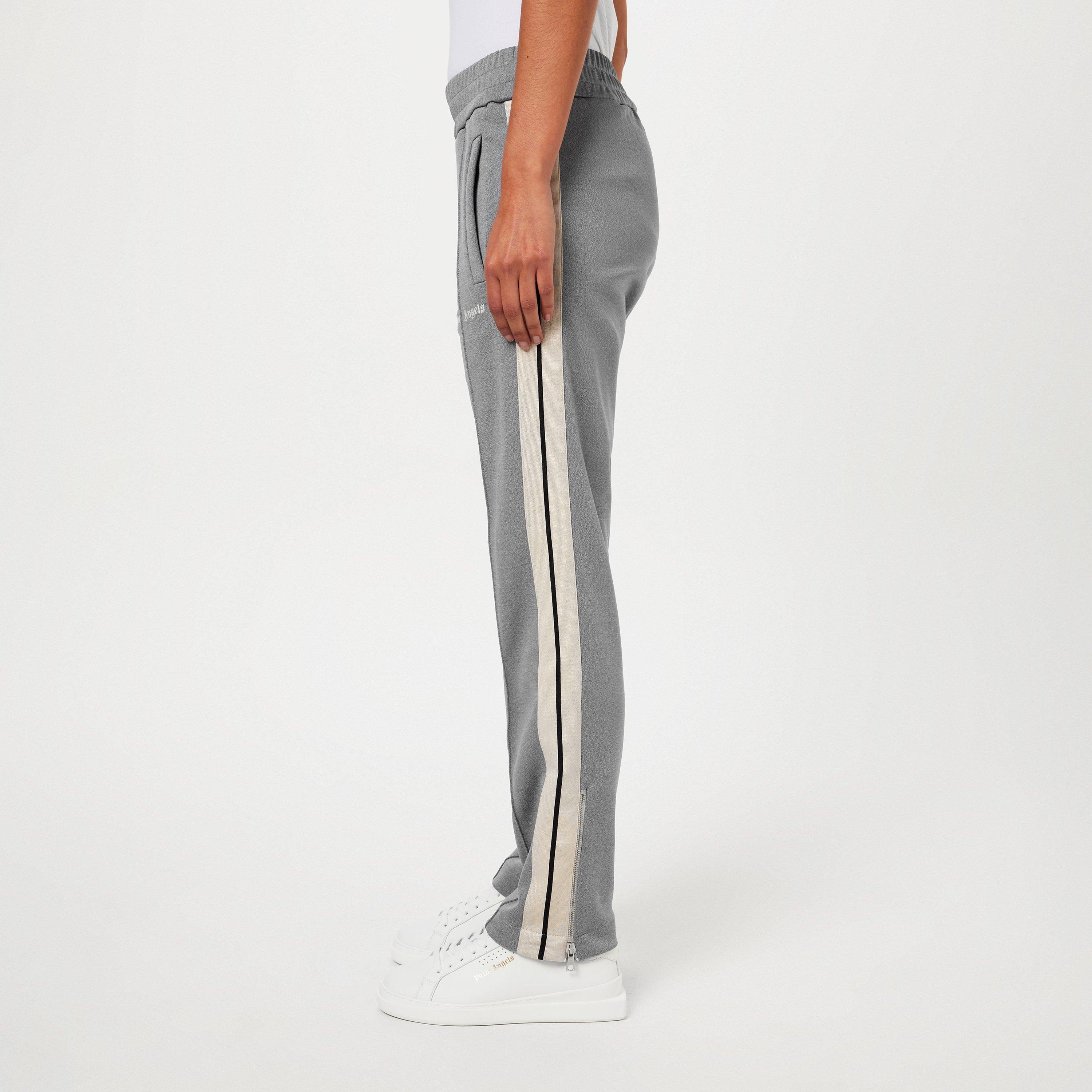 Grey 0803 - Palm Angels - Logo Embroidered Track Trousers - 2