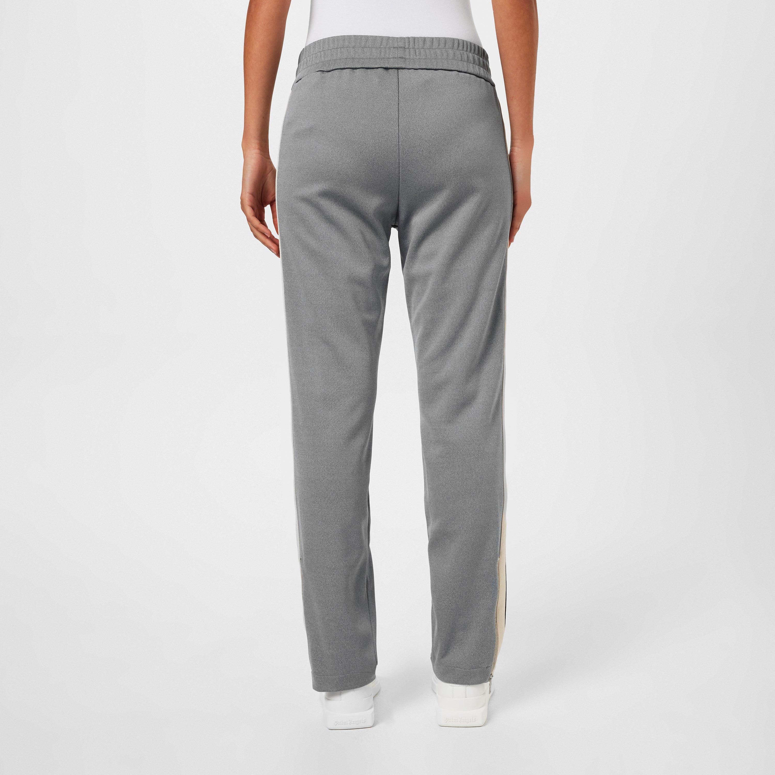 Grey 0803 - Palm Angels - Logo Embroidered Track Trousers - 3