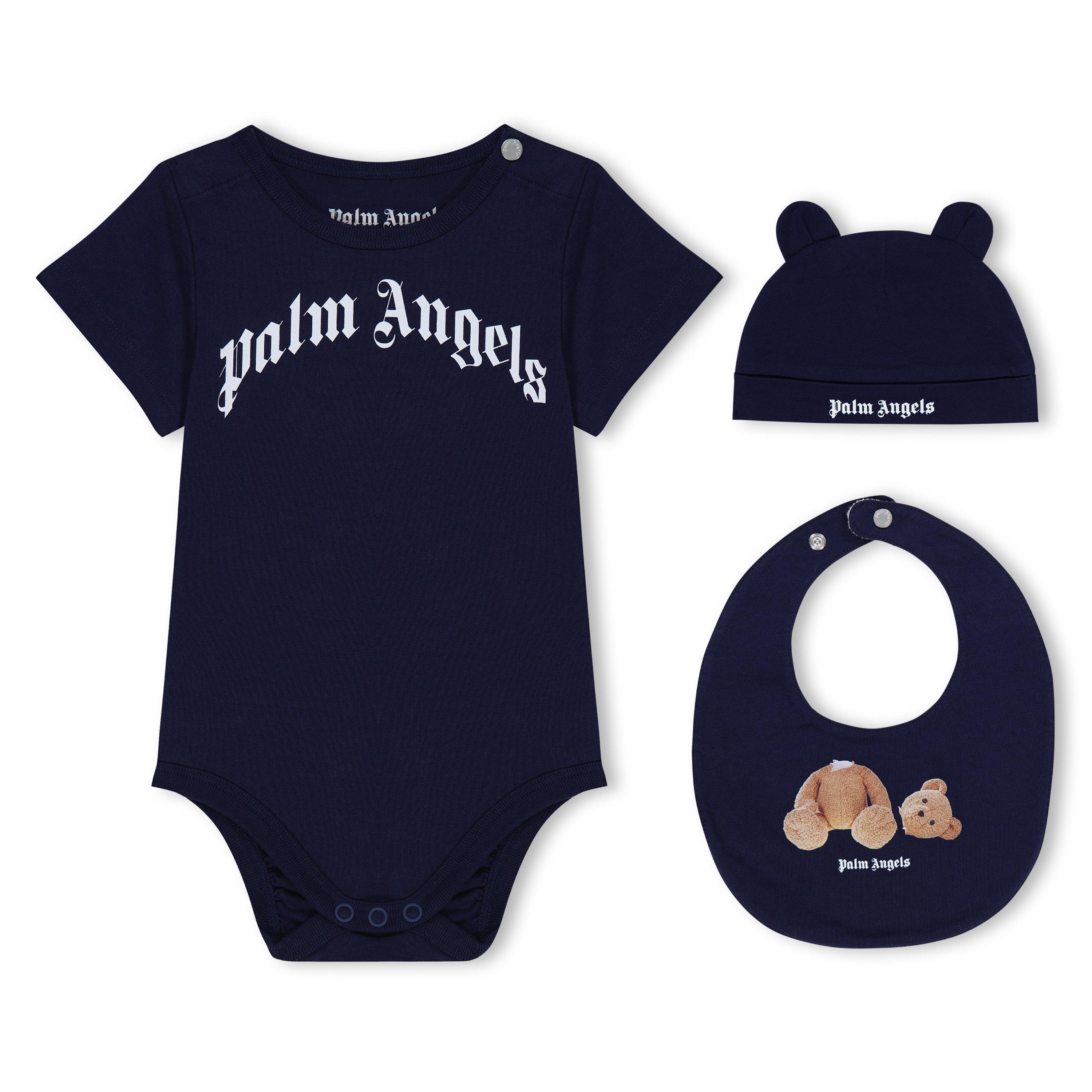 Navy 4601 - Palm Angels - Unisex Kids' Broken Bear Clothing Set - 1