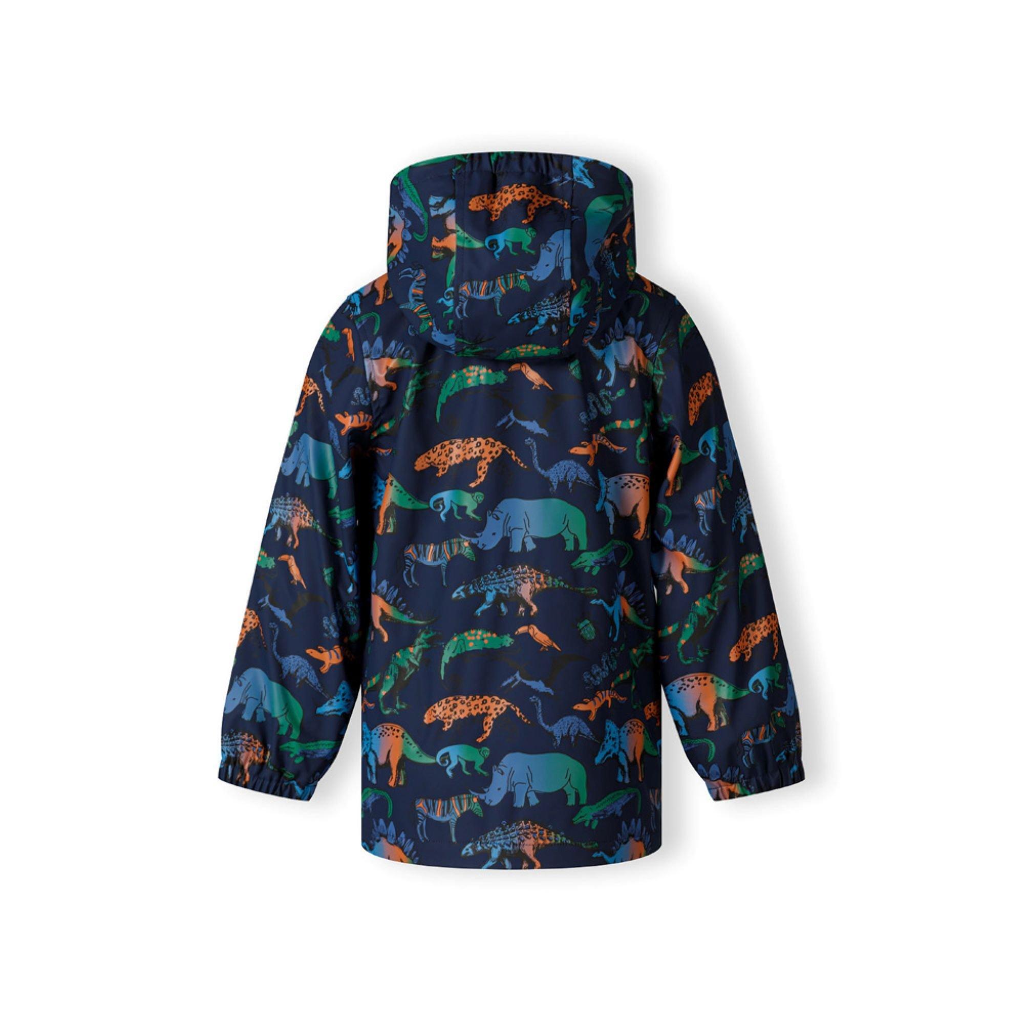 Navy - Minoti - Boys rain jacket printed navy - 3
