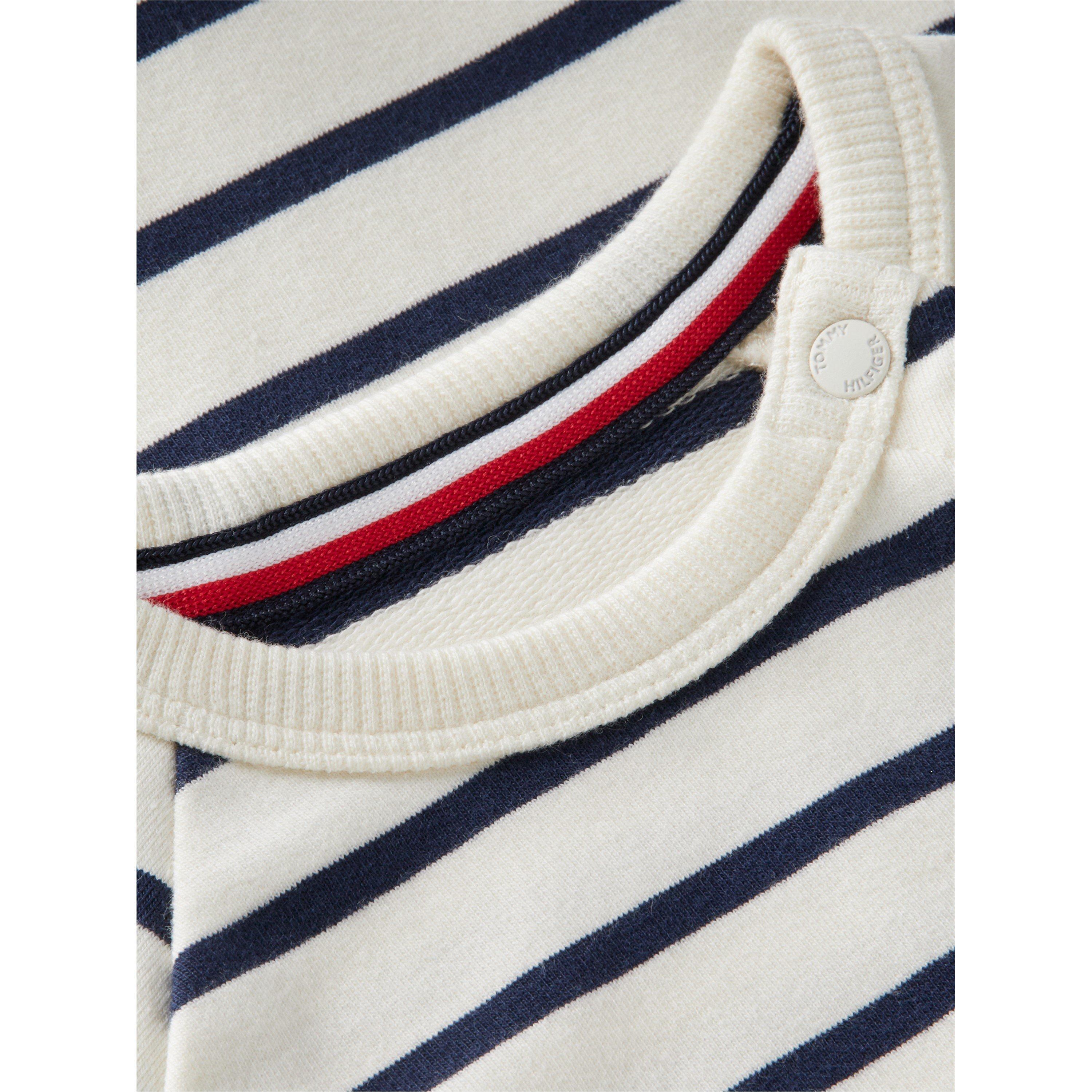 Wht Stripe YBR - Tommy Hilfiger - Unisex Kids' Onesies - 2