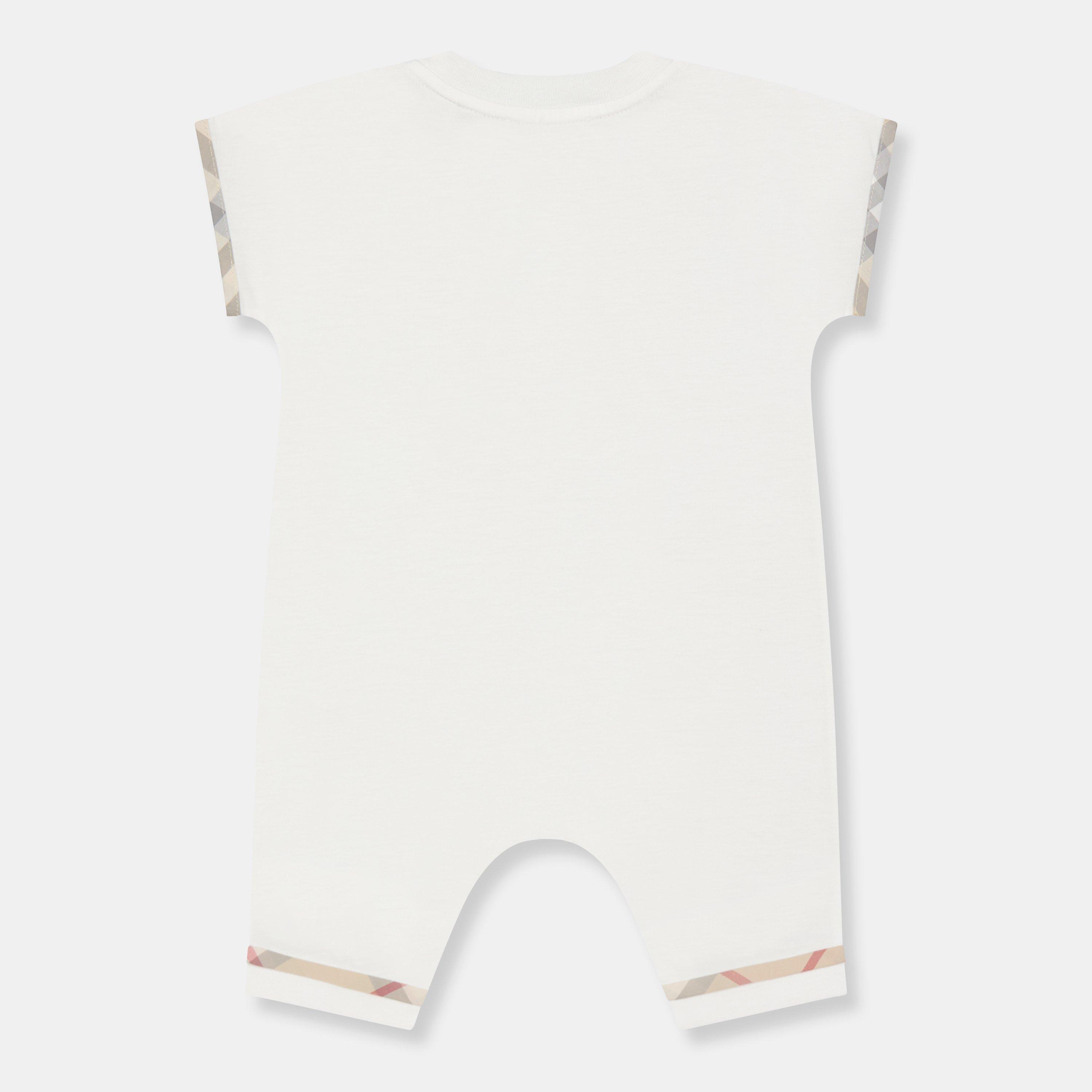 White A1464 - Burberry - Unisex Kids Onesie - 2