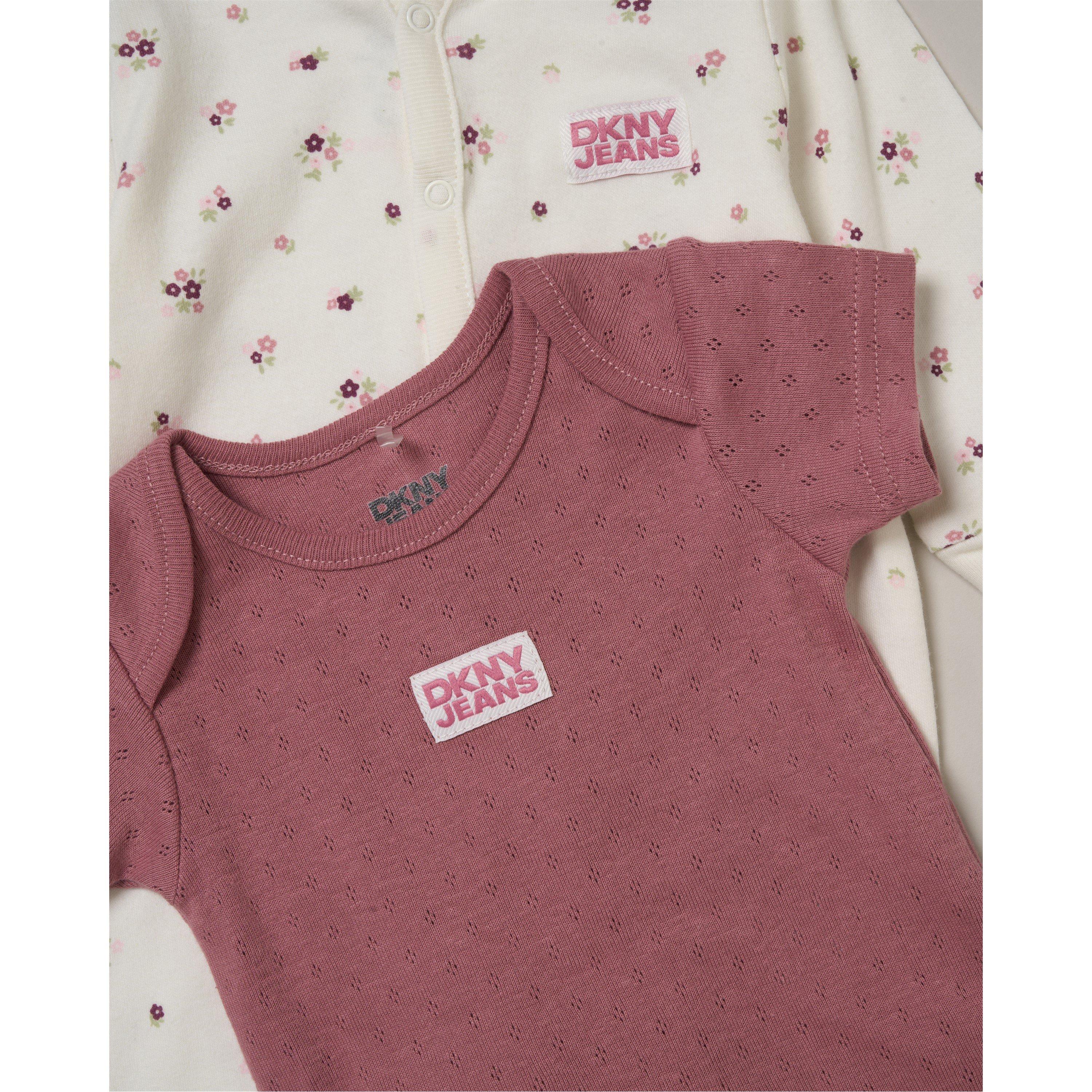 Purple - DKNY - Top and Trouser Pyjama Set - 5