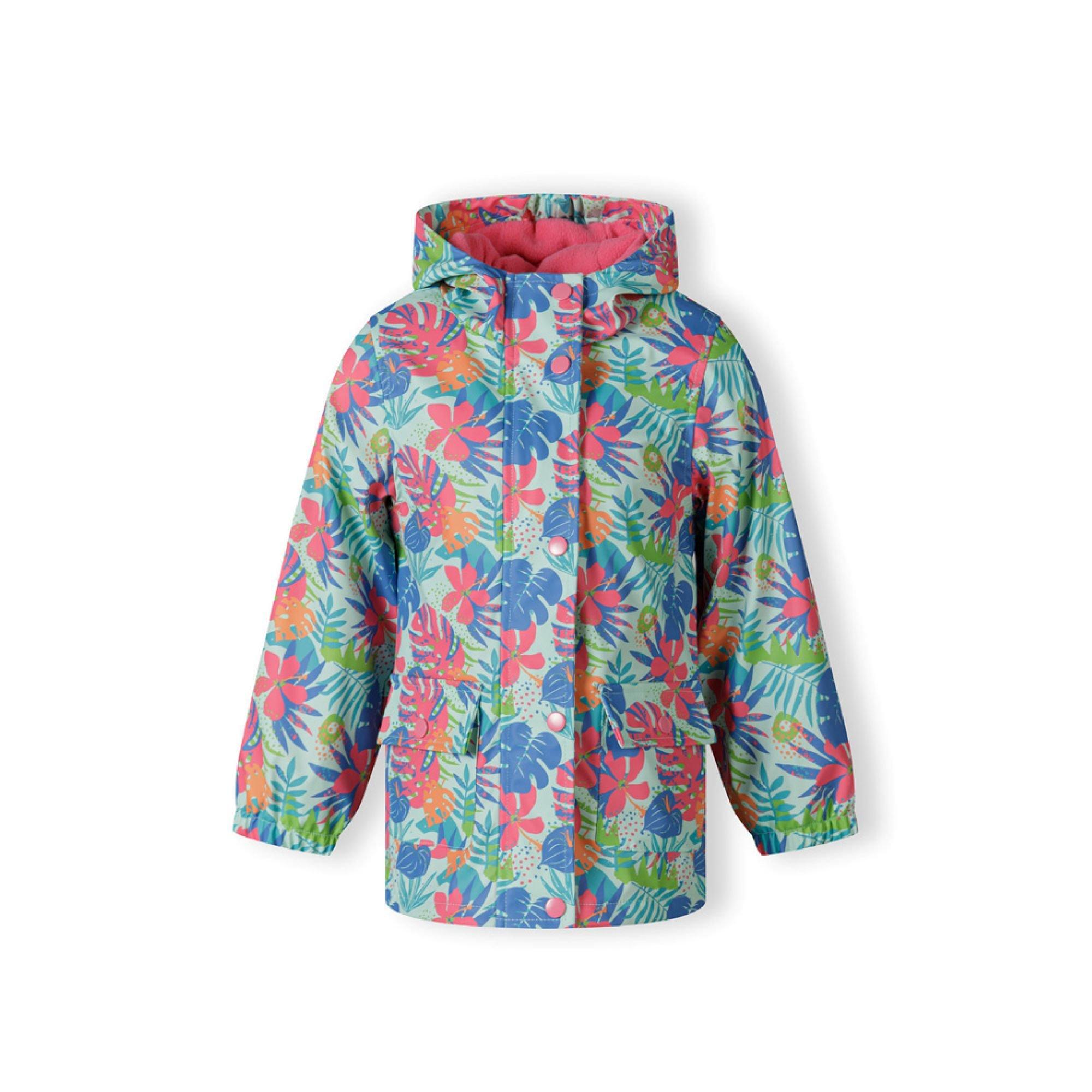 Mint - Minoti - Girls rain jacket printed mint - 1