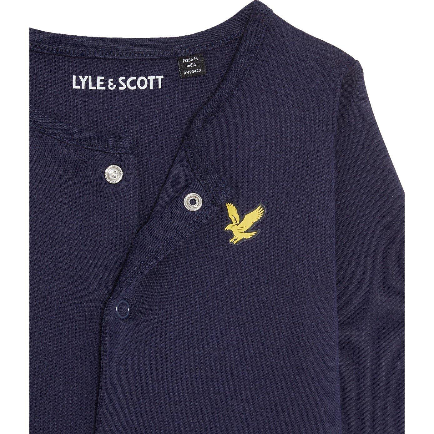 Navy Z99 - Lyle and Scott - Kids' Baby Sleepsuit Set - 2