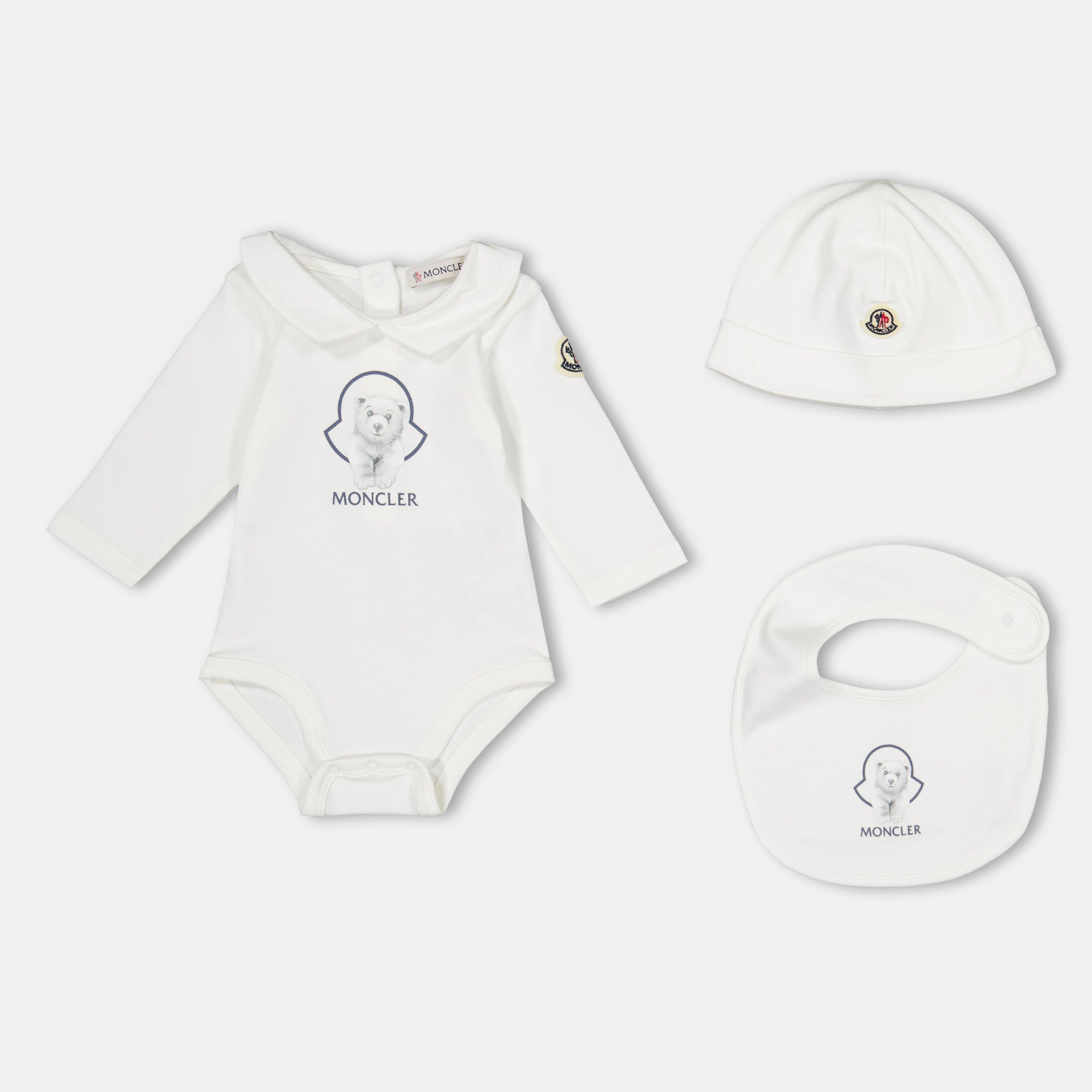 White 034 - Moncler - Unisex Kids Clothing Set - 1