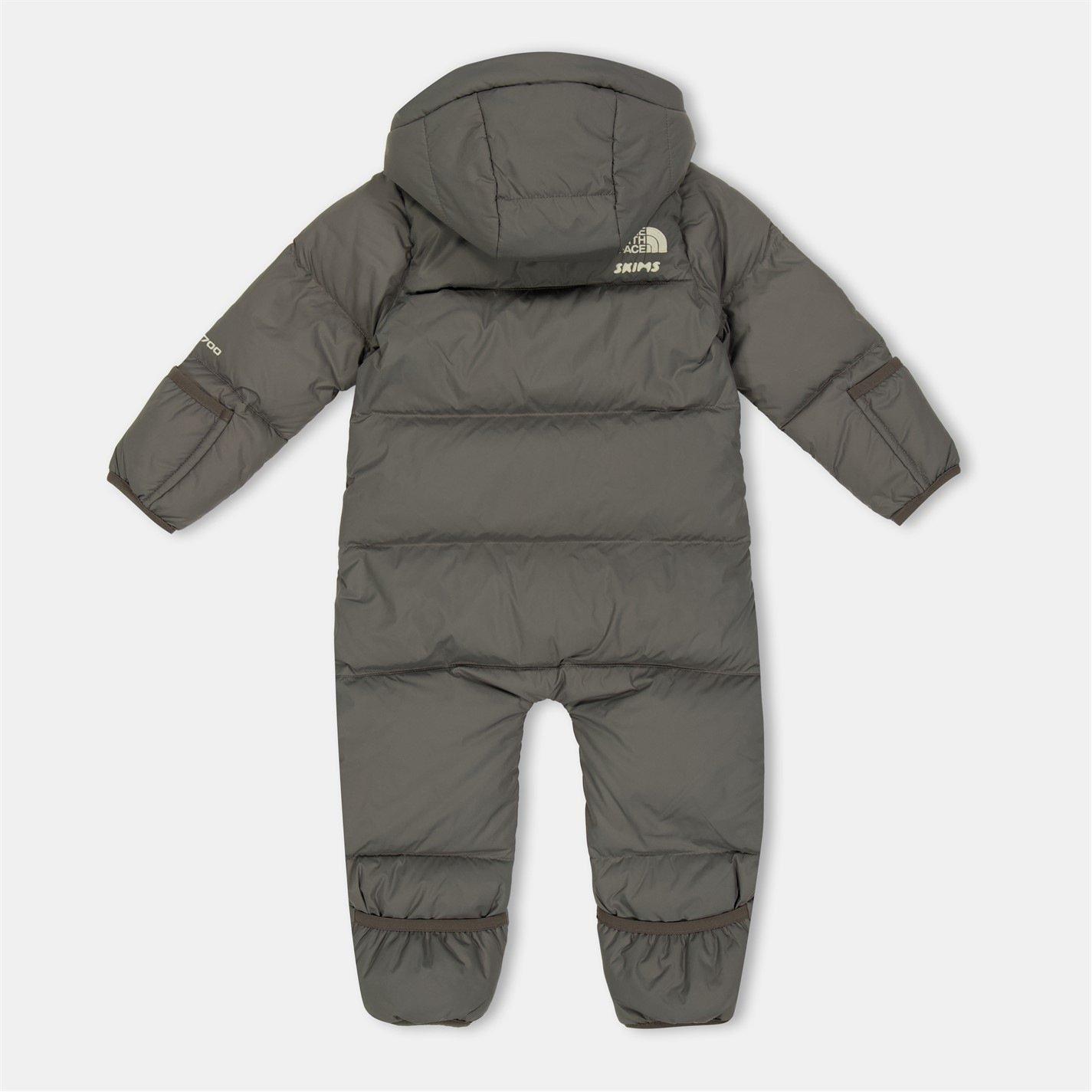 SK Gunmetal - TNF x Skims - Babies 1996 Nuptse One-Piece - 2