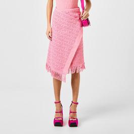 Versace Icon Sponge Towel Wrap Skirt