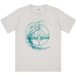 Stone Island Short Sleeves Cotton Jersey Junior