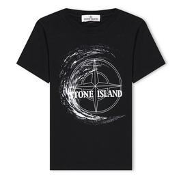 Stone Island Short Sleeves Cotton Jersey Junior