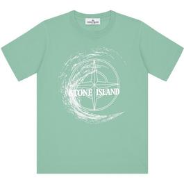 Stone Island Short Sleeves Cotton Jersey Junior