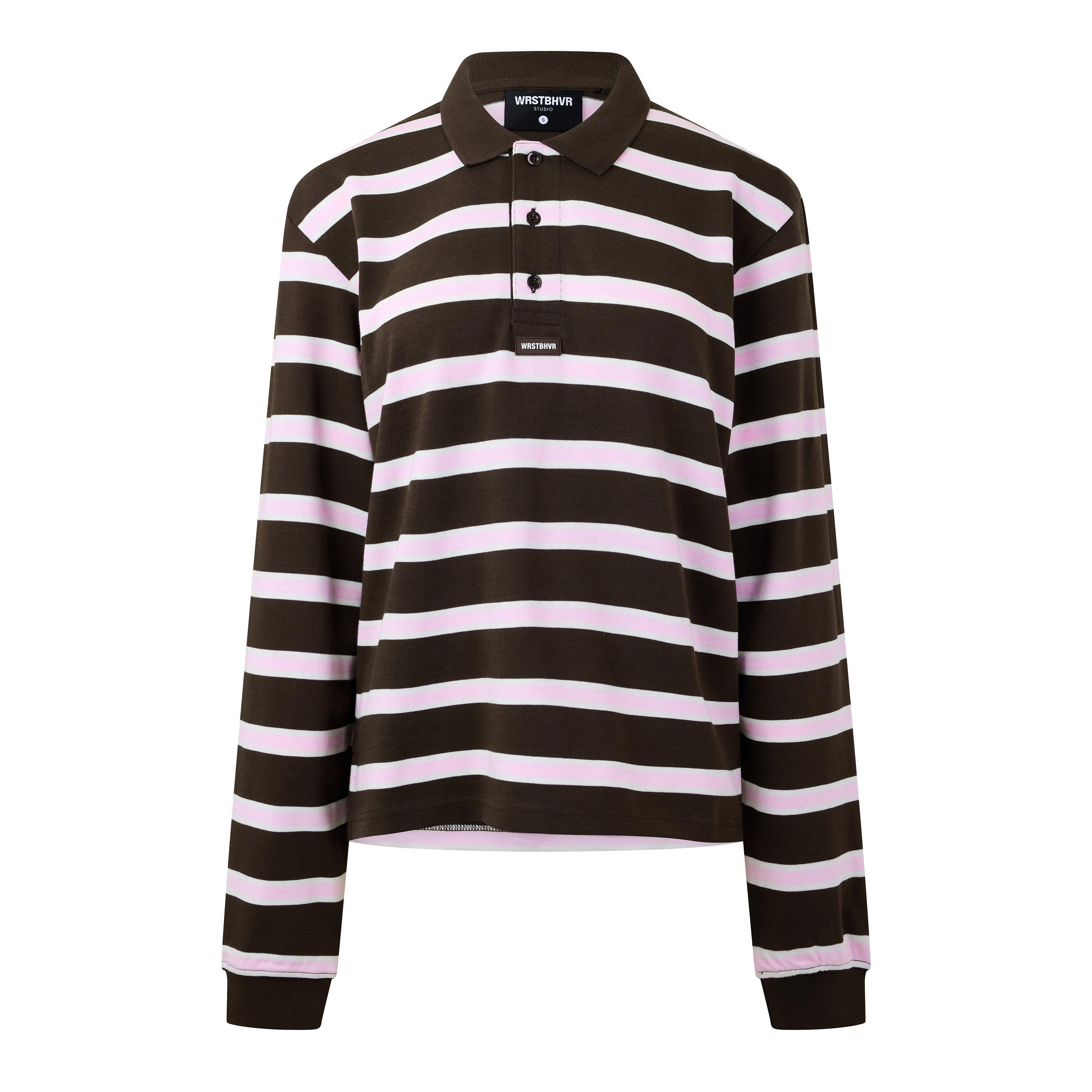 Chocolate - WRSTBHVR - Women's Rugby Polo Shirt - 1