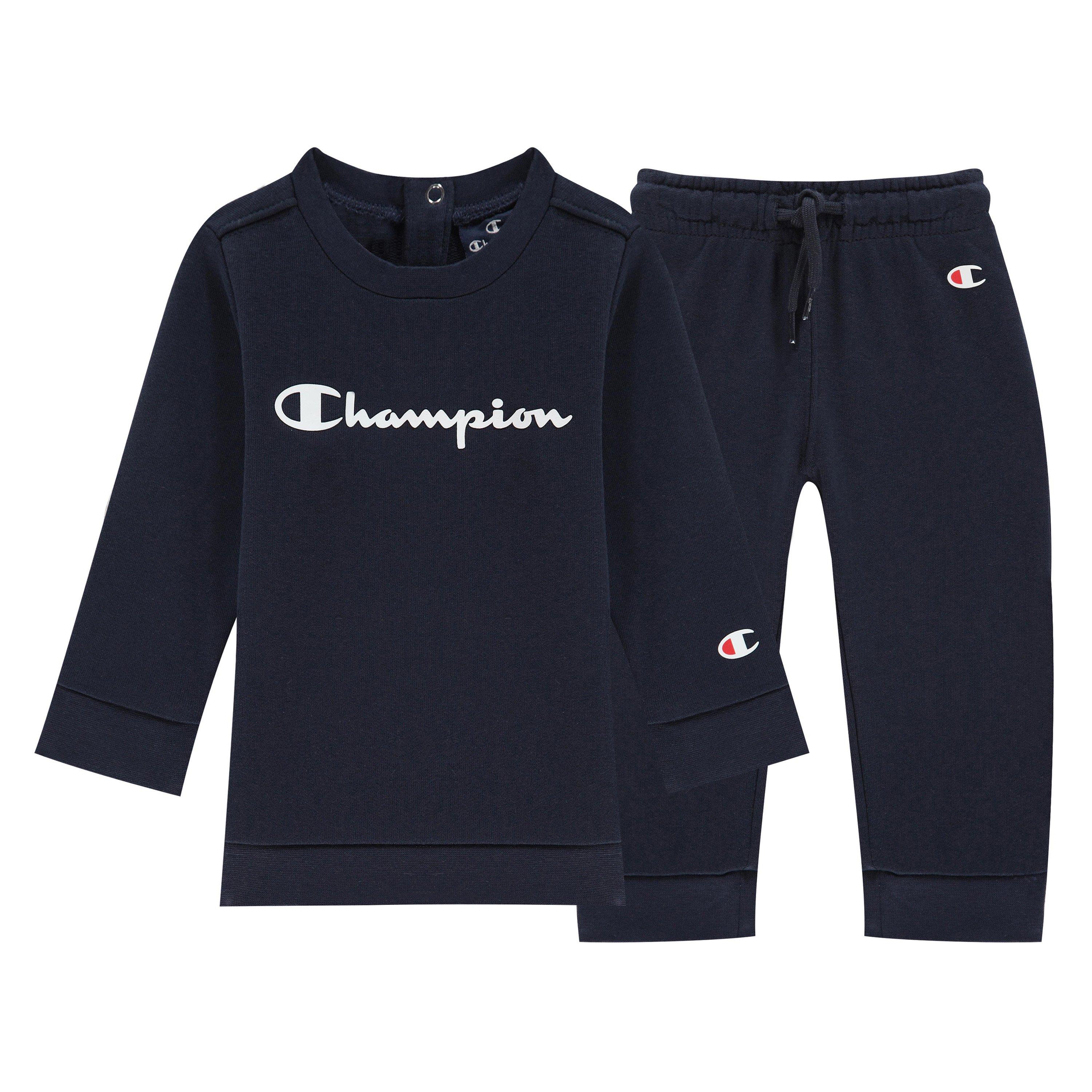 Navy/Navy - Champion - Crew Track Suit - 1